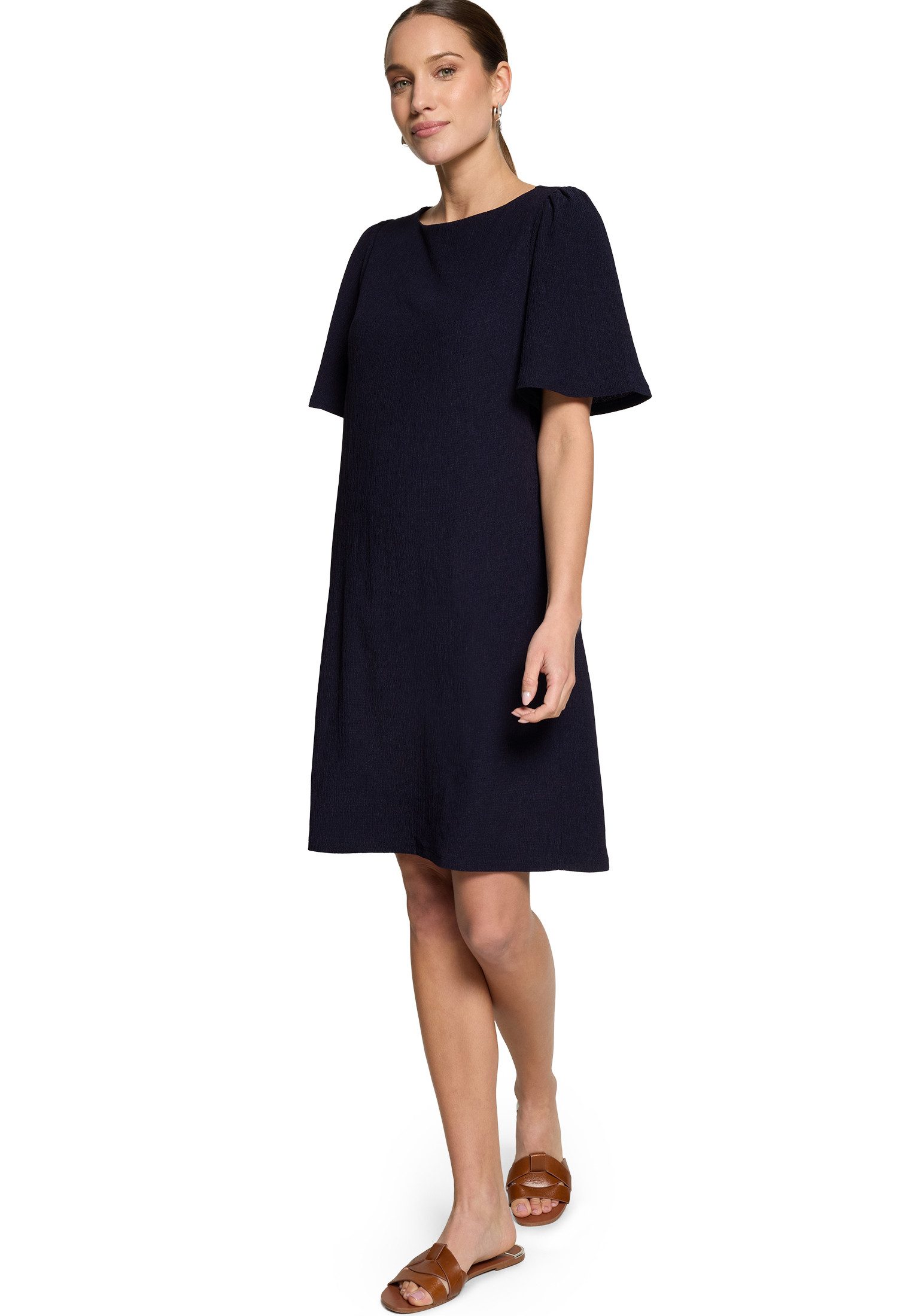 Zero Jerseykleid Damen kurzarm Material.