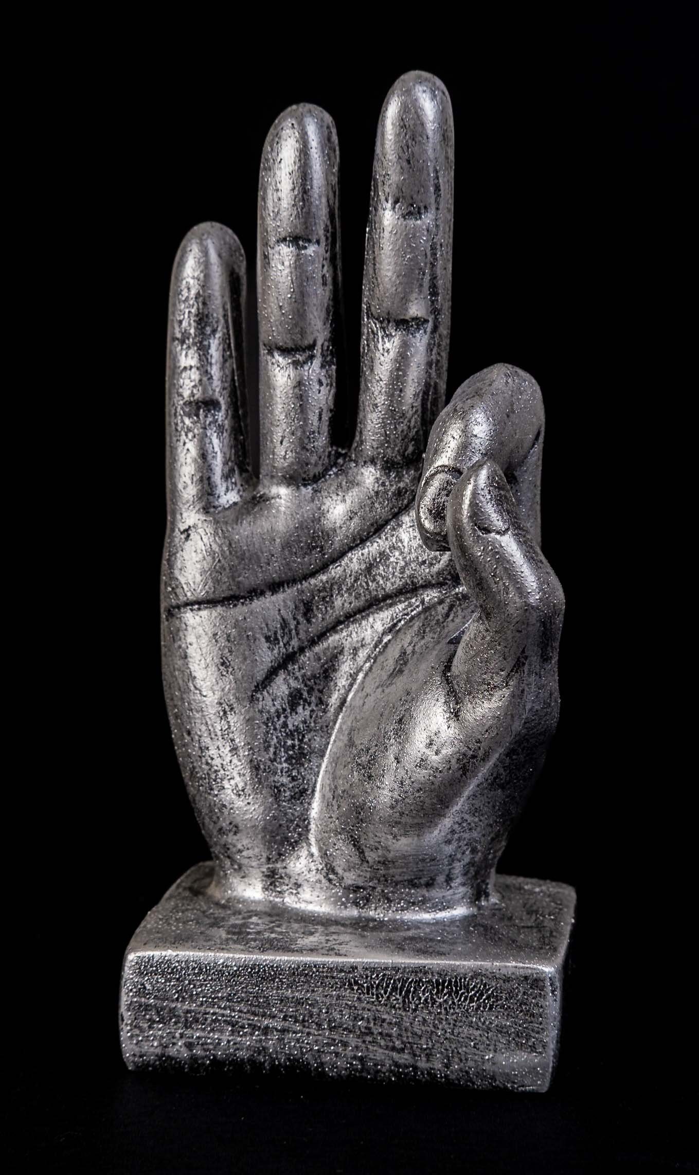 IDYL Dekofigur IDYL Moderne Skulptur Figur Resin "Finger o.k.", Moderne Figur "Finger o.k".