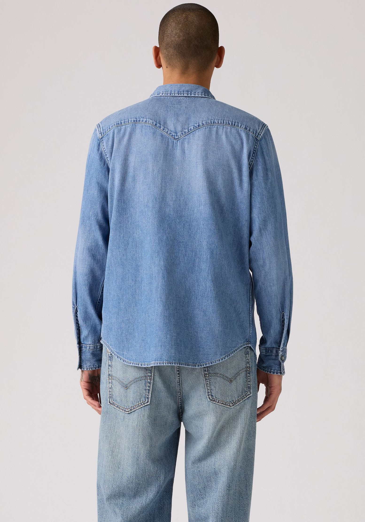 Levi's® Jeanshemd mit Druckknopf- Verschluss