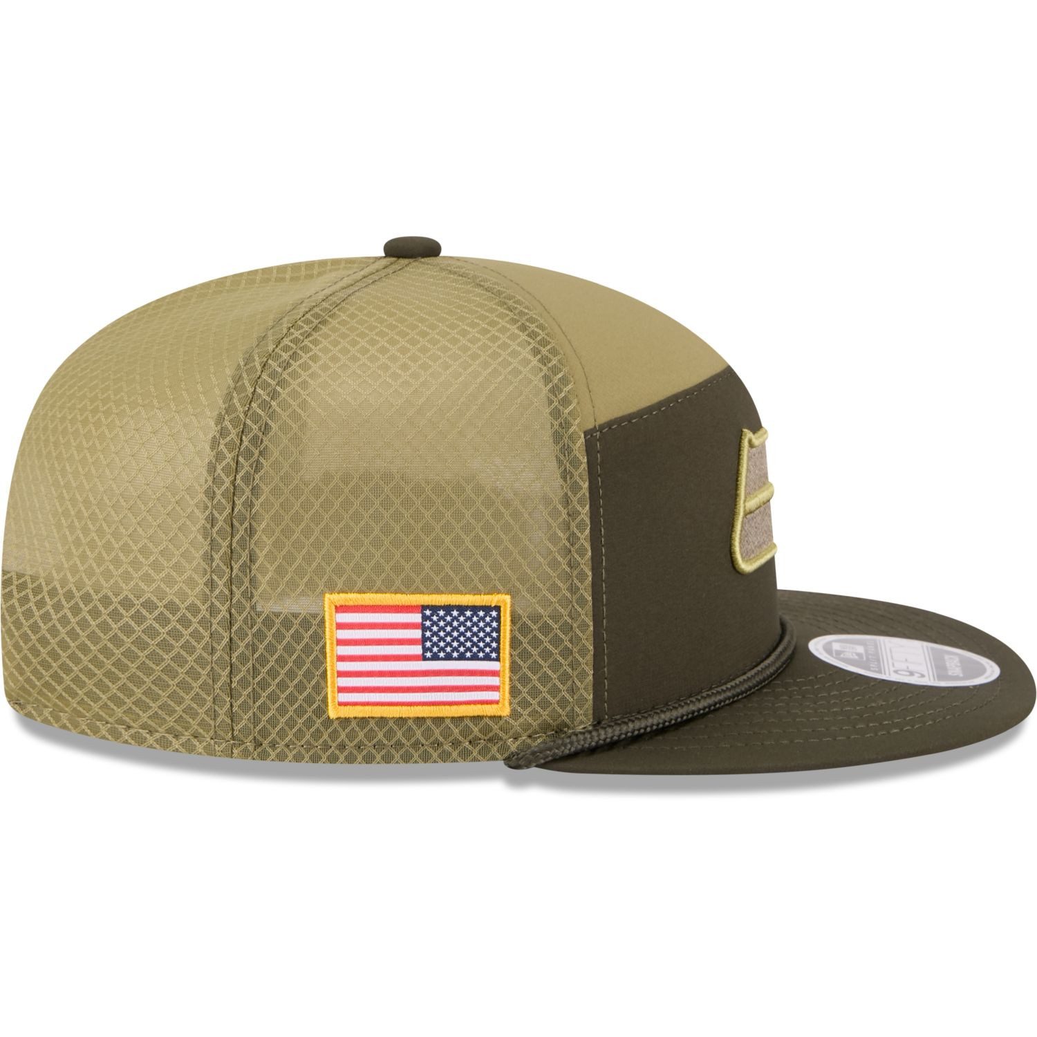 New Era Snapback Cap 9Fifty Split Panel SALUTE Seattle Seahawks