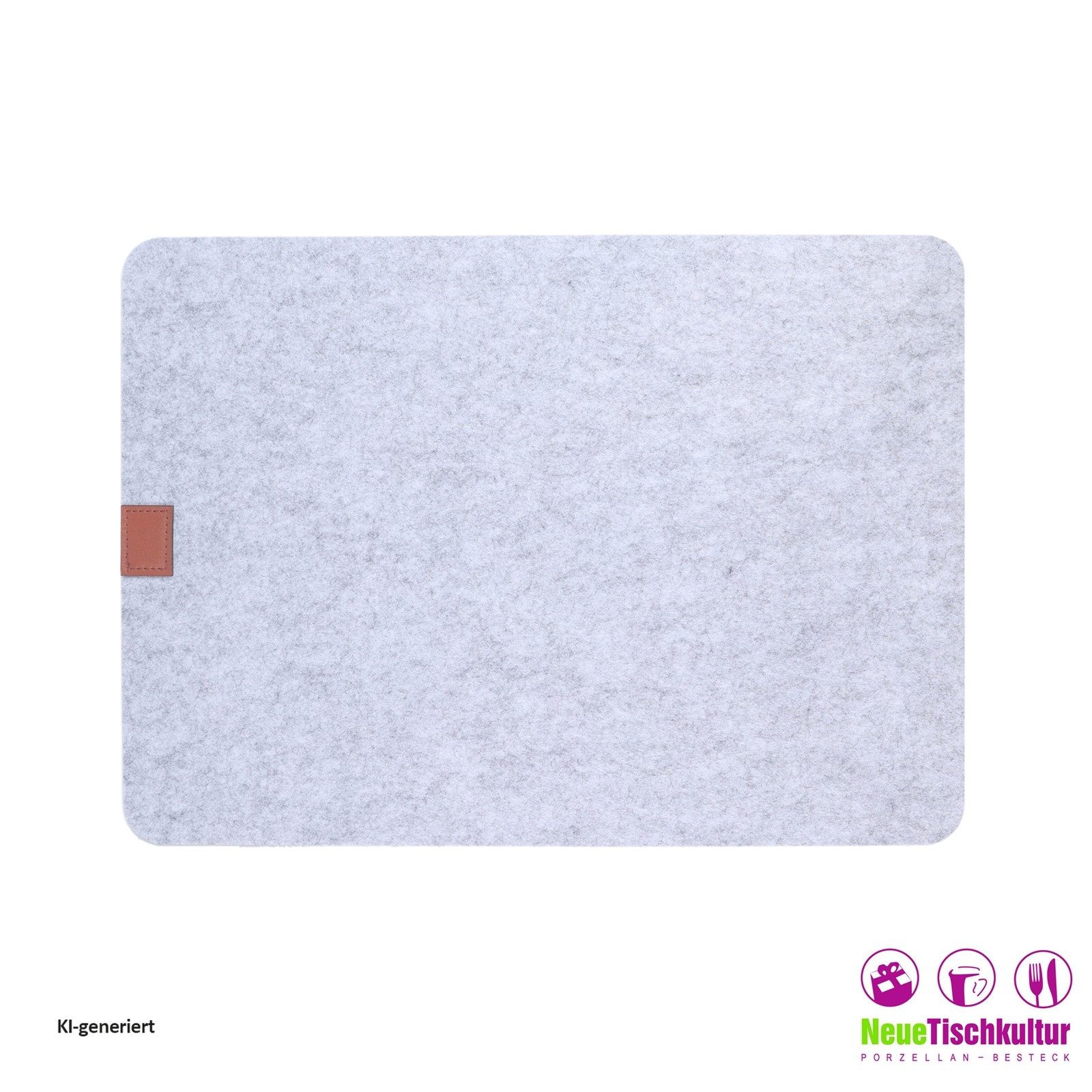 Neuetischkultur Platzset Platzset 4-teilig Filz eckig, (Set, 4-St., 4 Platzsets), Platzmatte Platzdeckchen Tischset – Bild 2 von 2