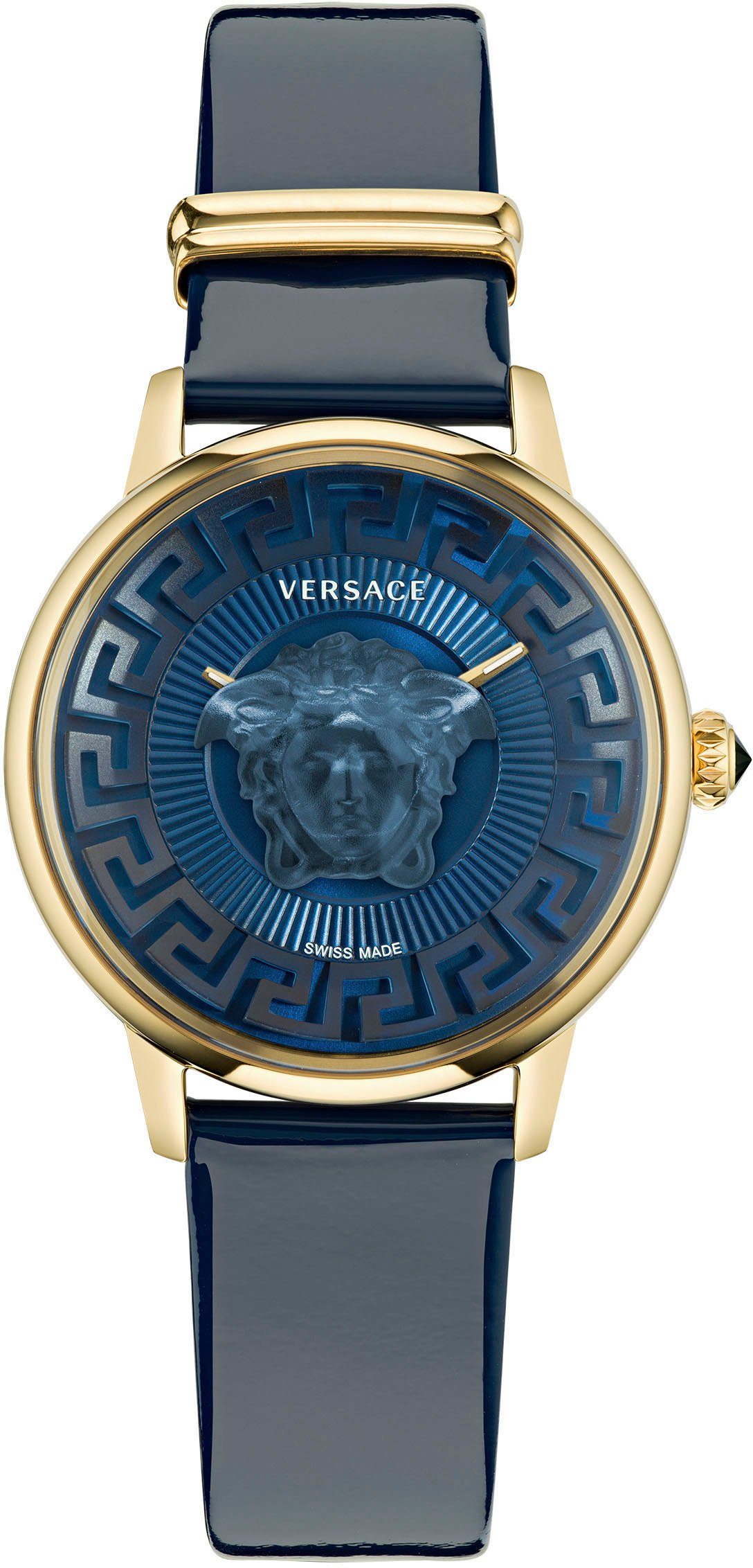 Versace Quarzuhr MEDUSA ALCHEMY, VE6F00223 blau