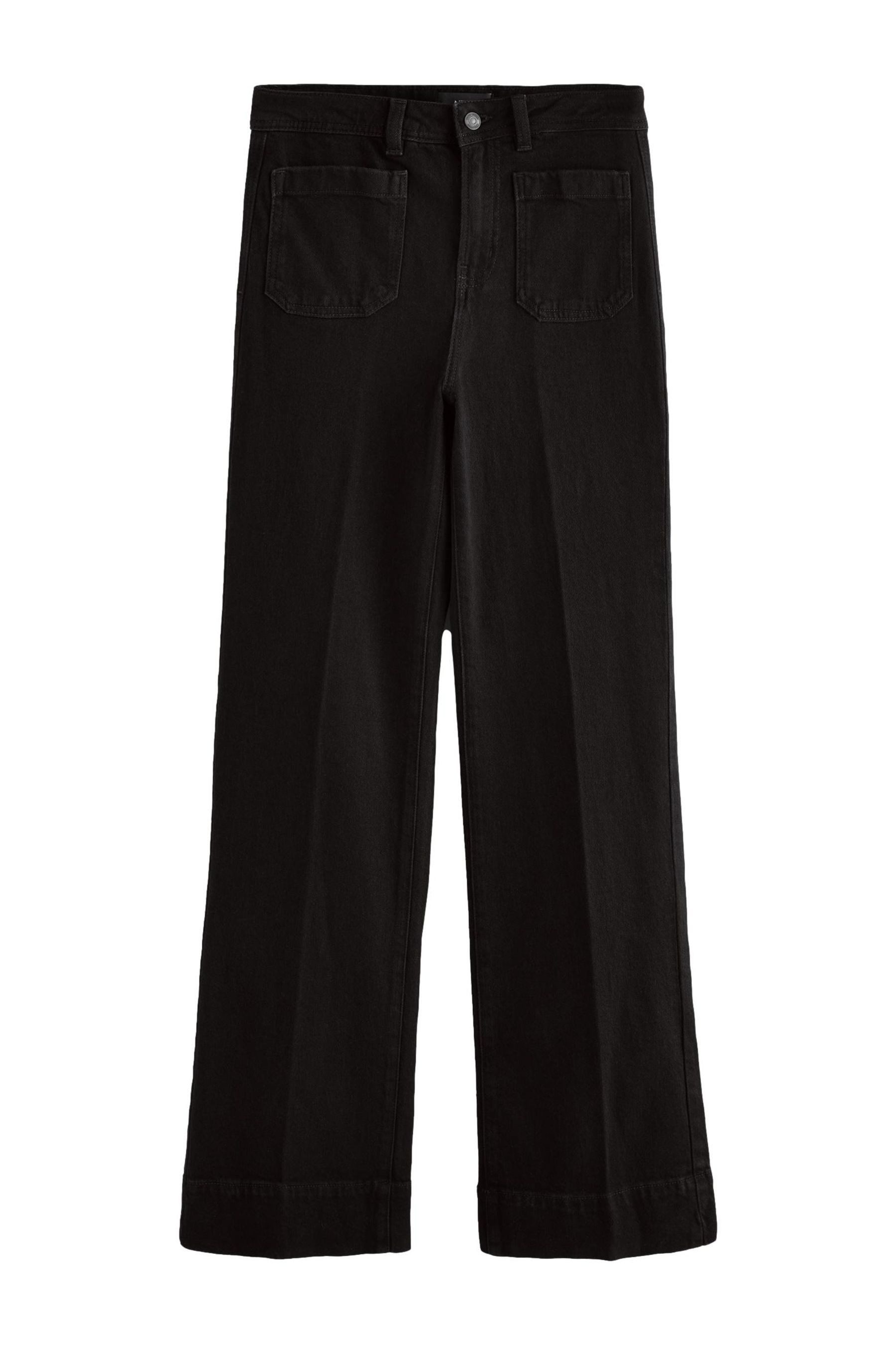 Next Weite Jeans Weit geschnittene Jeans mit aufgesetzter Tasche (1-tlg)