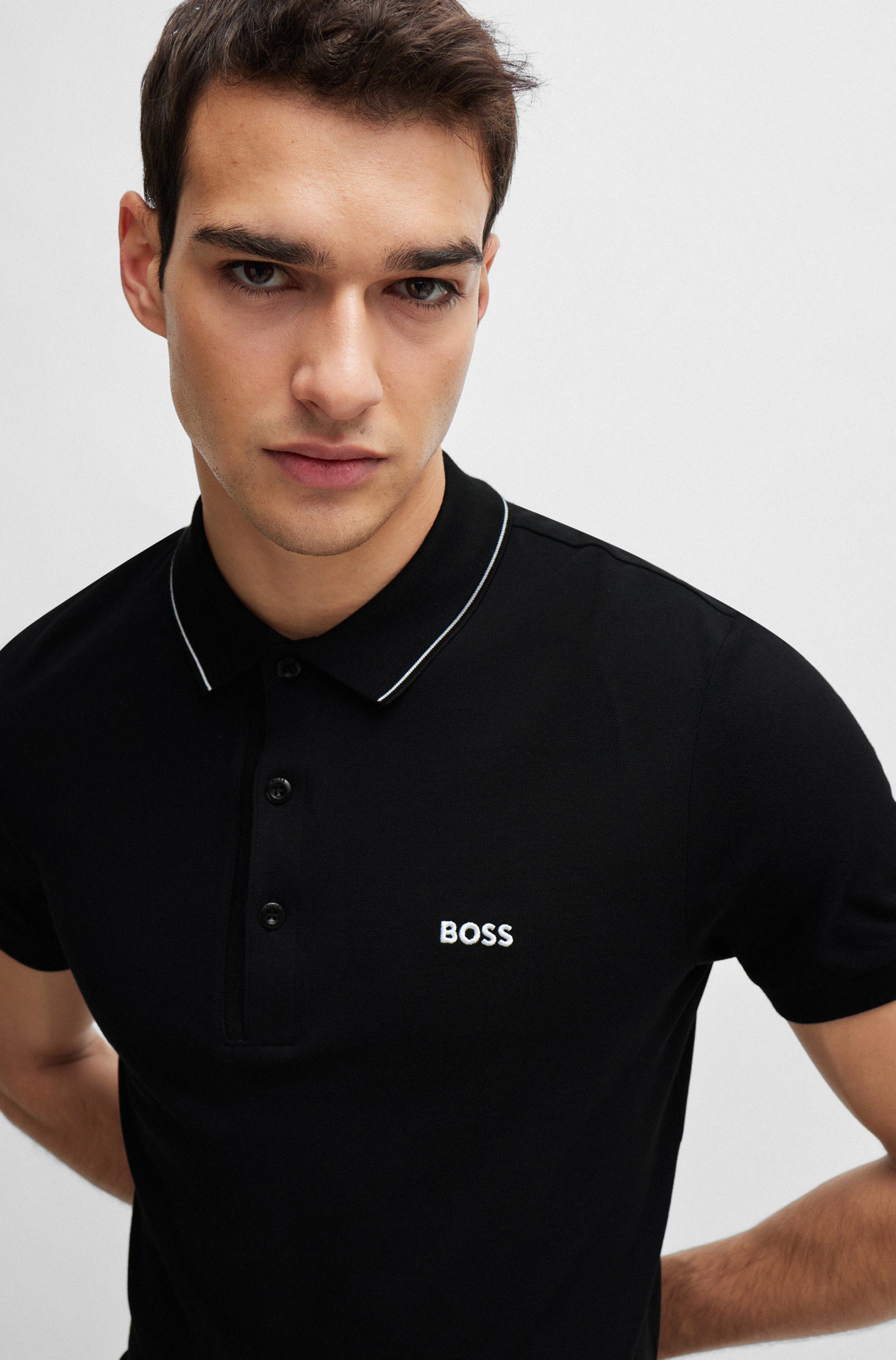 BOSS GREEN Poloshirt Paule mit Polokragen
