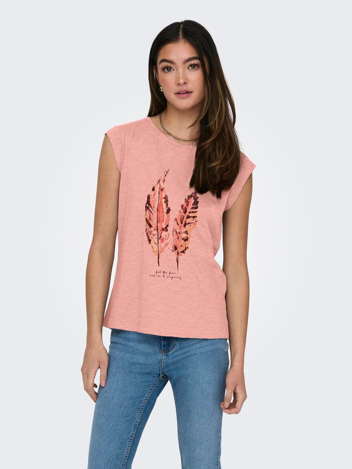 ONLY Kurzarmshirt FEEL/FEATHERS TOP BOX CS günstig online kaufen