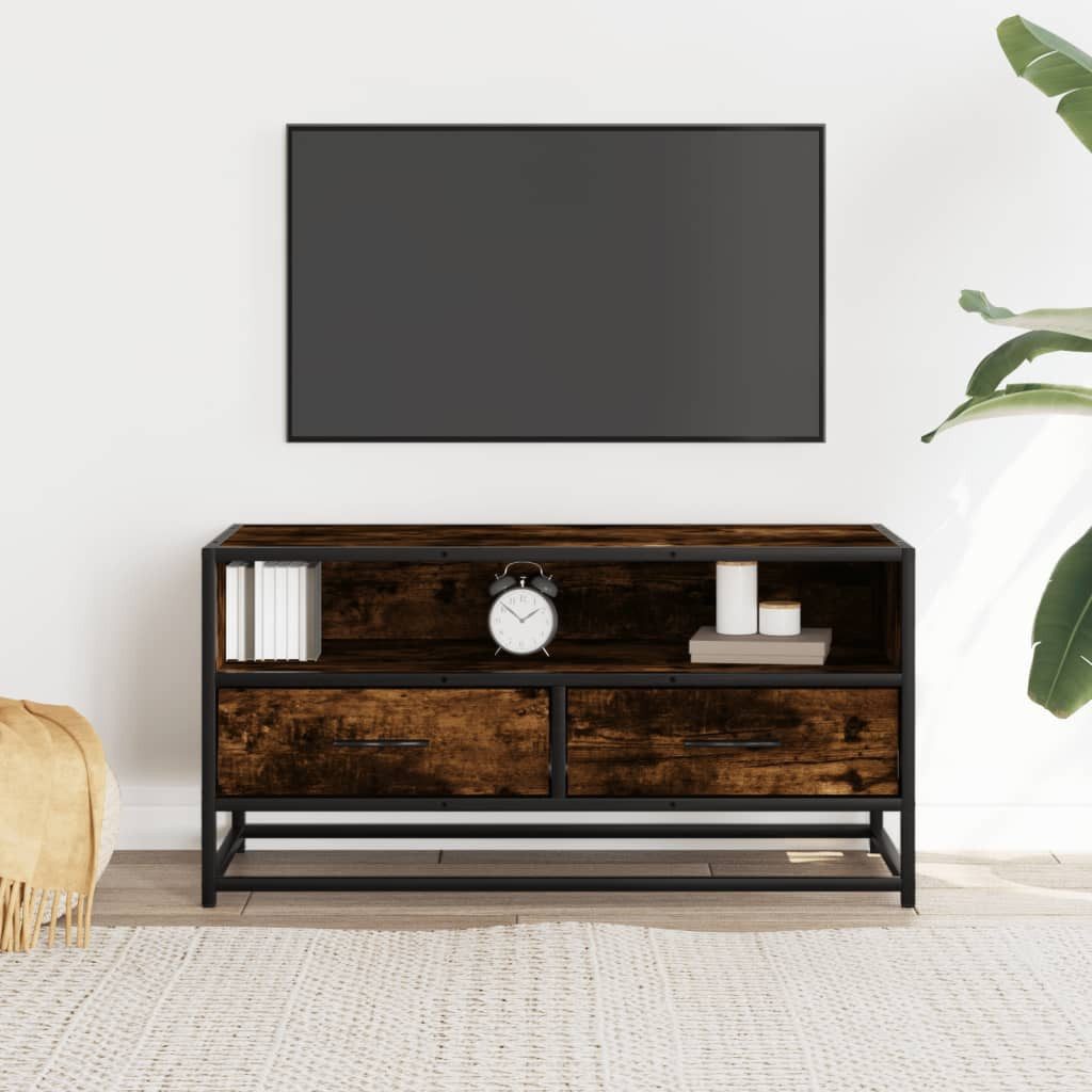 vidaXL TV-Schrank TV-Schrank Räuchereiche 80x34,5x40 cm günstig online kaufen