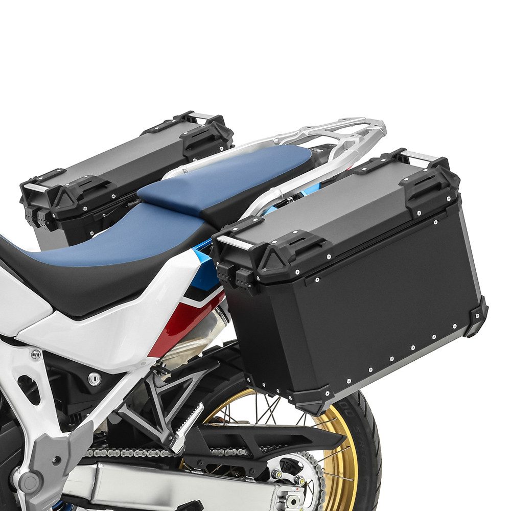 Bagtecs Kofferset Motorrad Alukoffer Set 30-38L # XW30-38 schwarz
