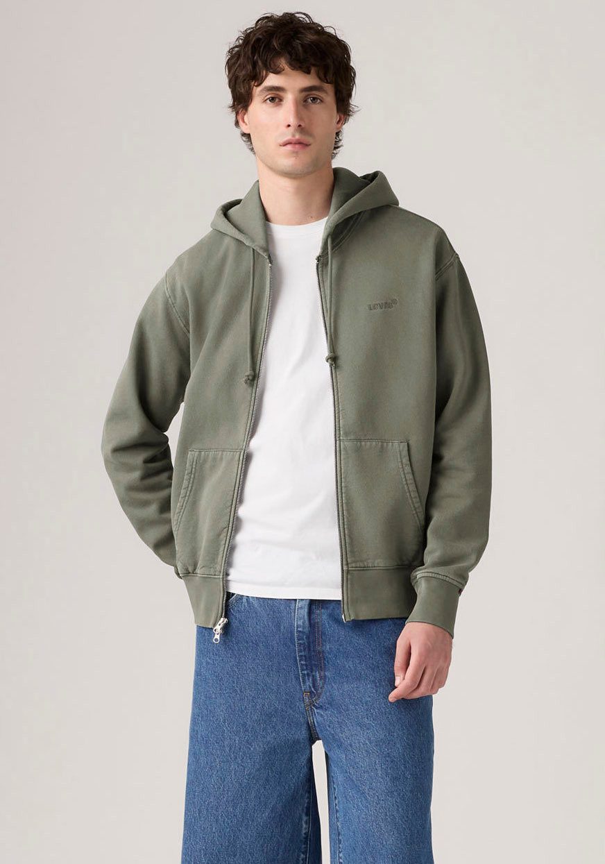 Levi's® Kapuzensweatjacke mit Logo-Stickerei