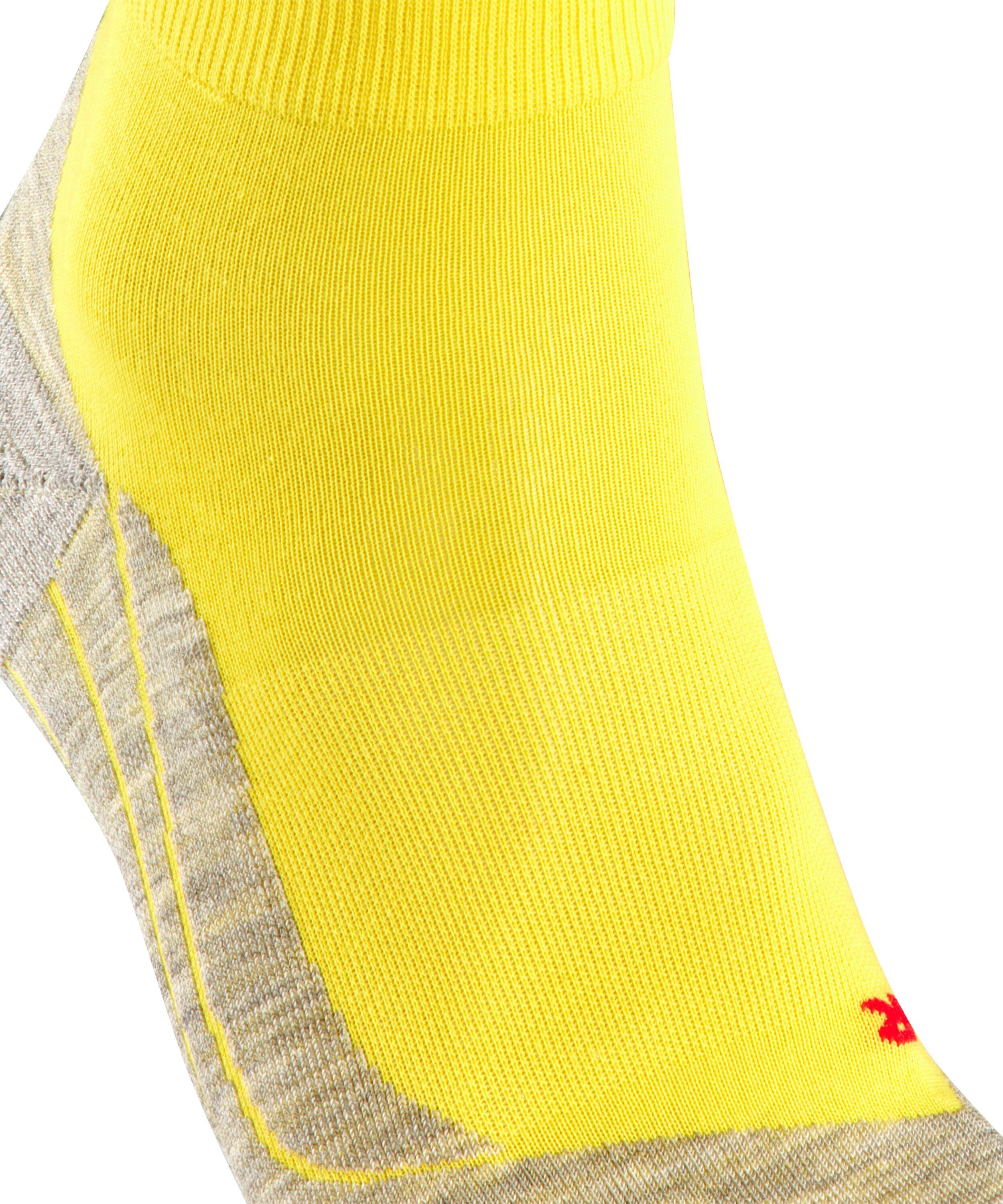 Polsterung sulfur mittlerer (1084) Laufsocken (1-Paar) Endurance leichte FALKE RU4 Short mit Laufsocke