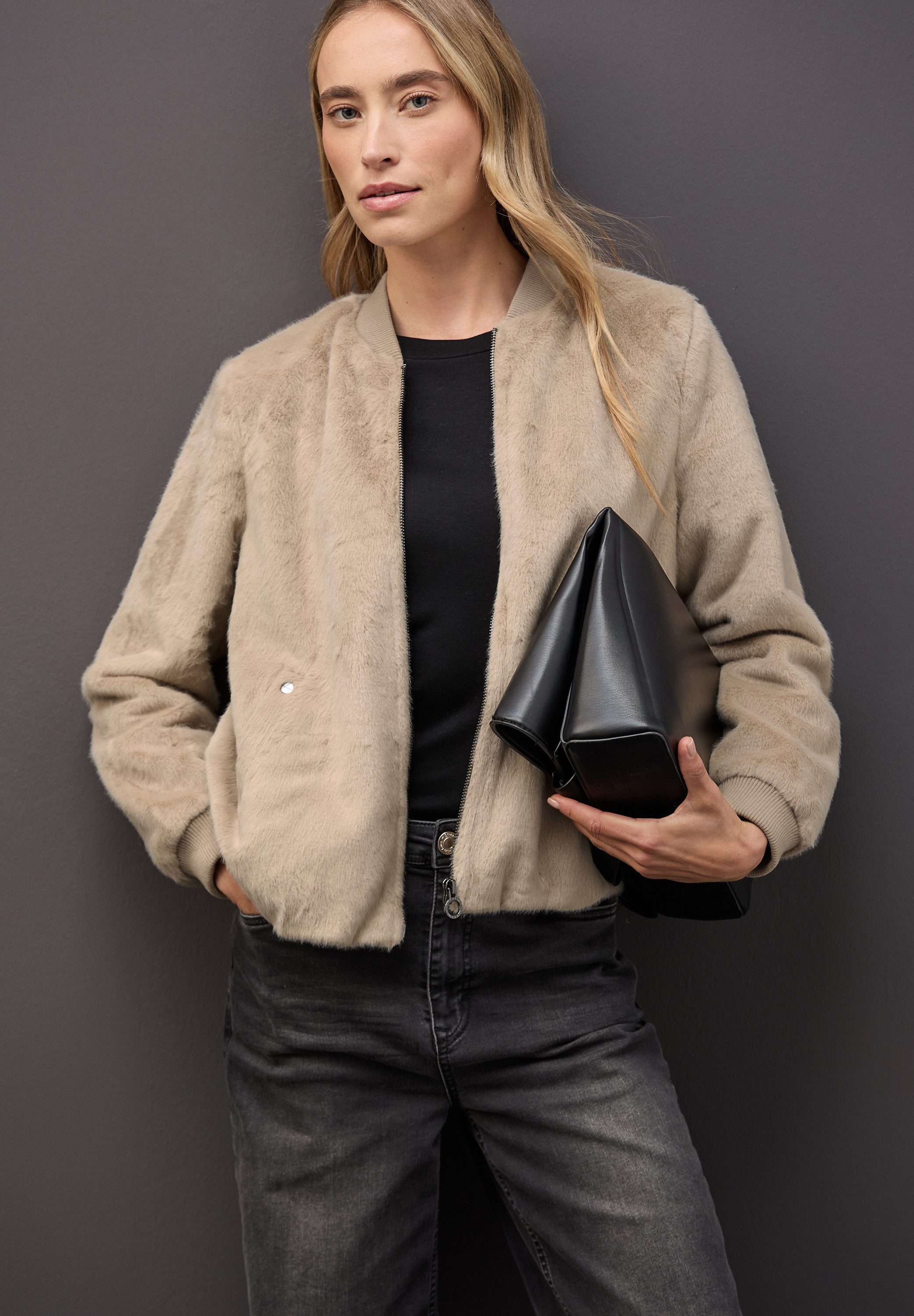STREET ONE Blouson mit Tunnelzug am Saum
