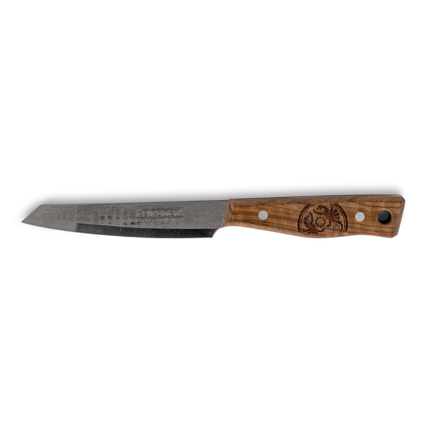 Petromax Allzweckmesser Allzweckmesser 28 cm Glattschliff Handabzug, Klinge 14 cm, langlebig, aus hochwertigen Klingenstahl