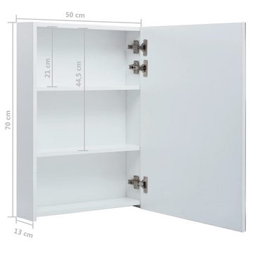 vidaXL Badezimmerspiegelschrank LED-Spiegelschrank 50x13x70 cm