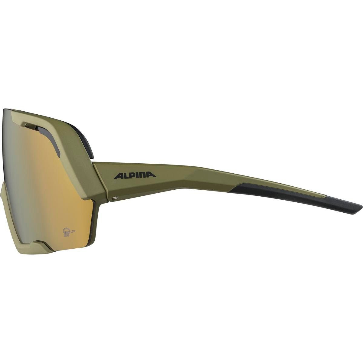 Sportbrille Alpina oliv Q-LITE BOLD A8682 Alpina ROCKET Sonnenbrille