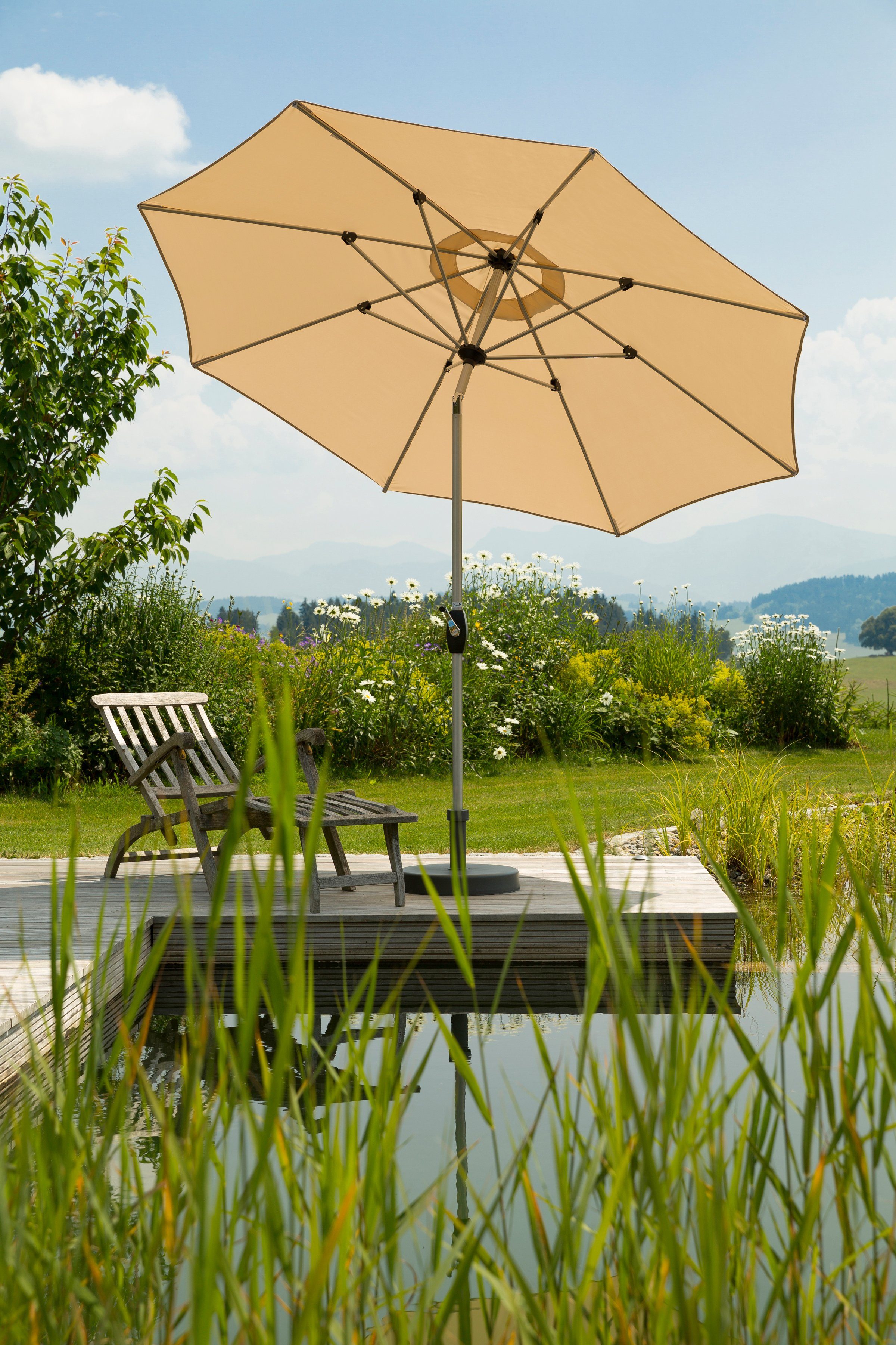 Schneider Schirme Sonnenschirm Venedig, ohne Schirmständer