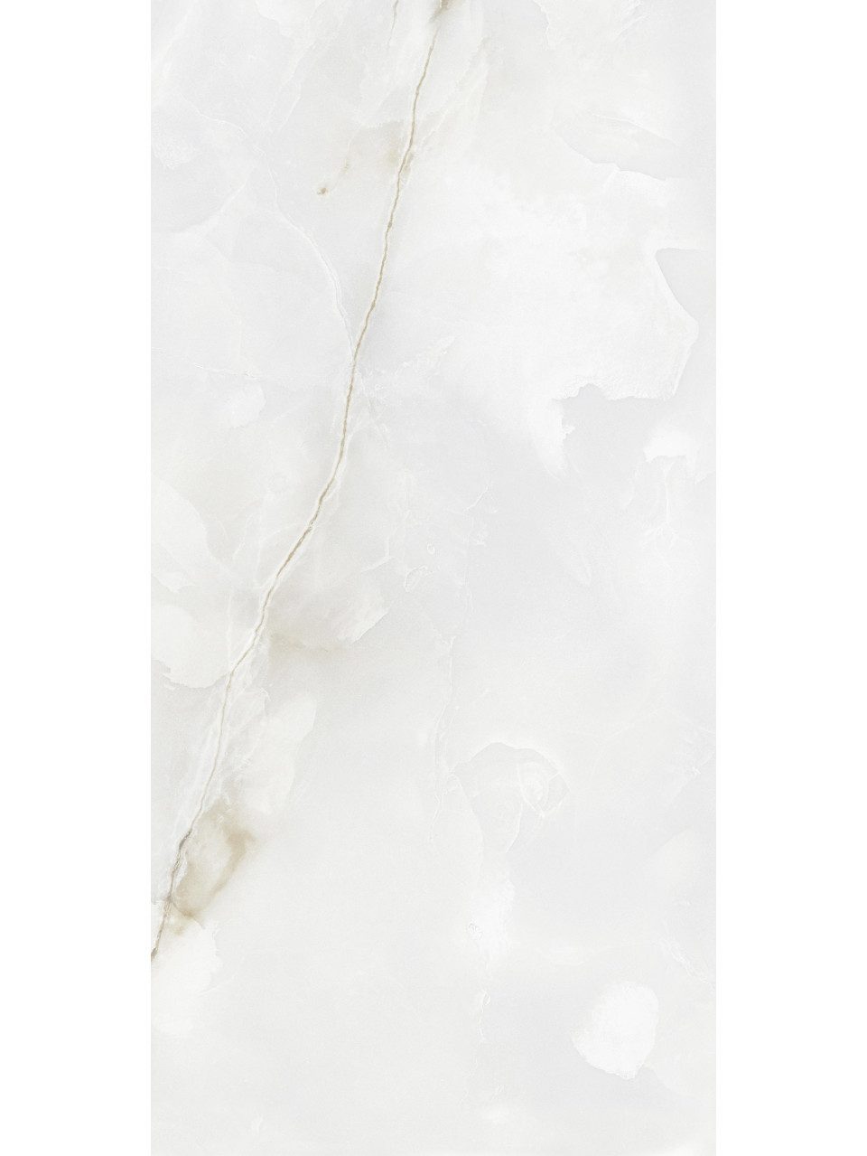 Euro Stone Bodenfliese Bodenfliese Feinsteinzeug Bianco Christal 60 x 120, Feinsteinzeug, Weiß