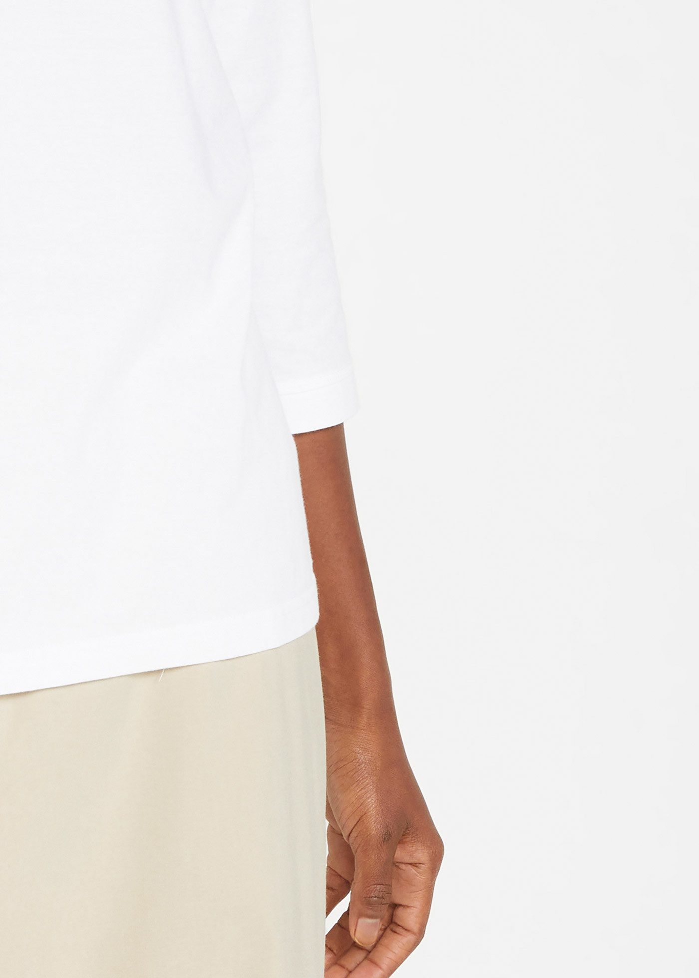 bonprix T-Shirt (Packung, 5-tlg) lässig geschnittene Passform, 3/4-Ärmel, R günstig online kaufen