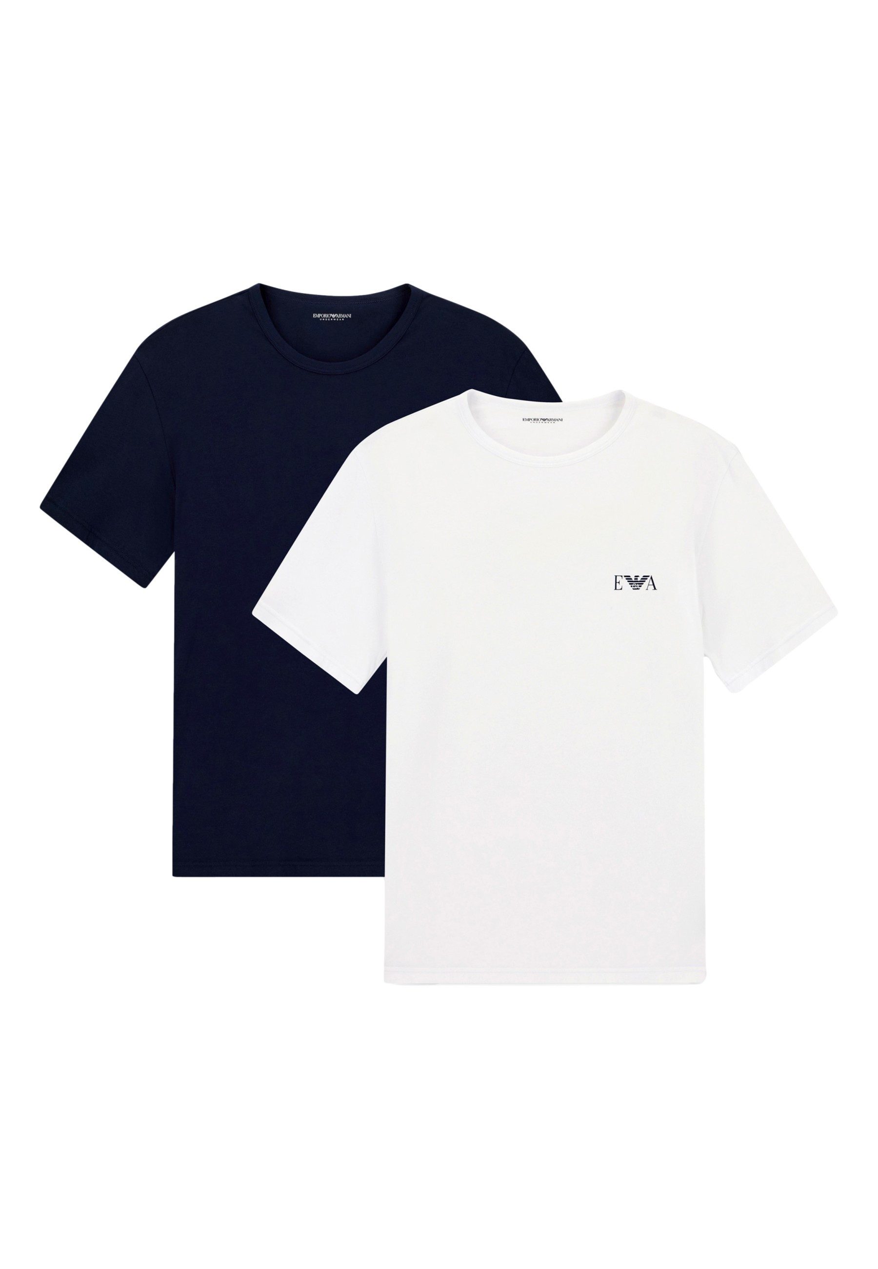 Emporio Armani T-Shirt T-Shirt Kurzarmshirt 2 Pack (2-tlg., 2) günstig online kaufen