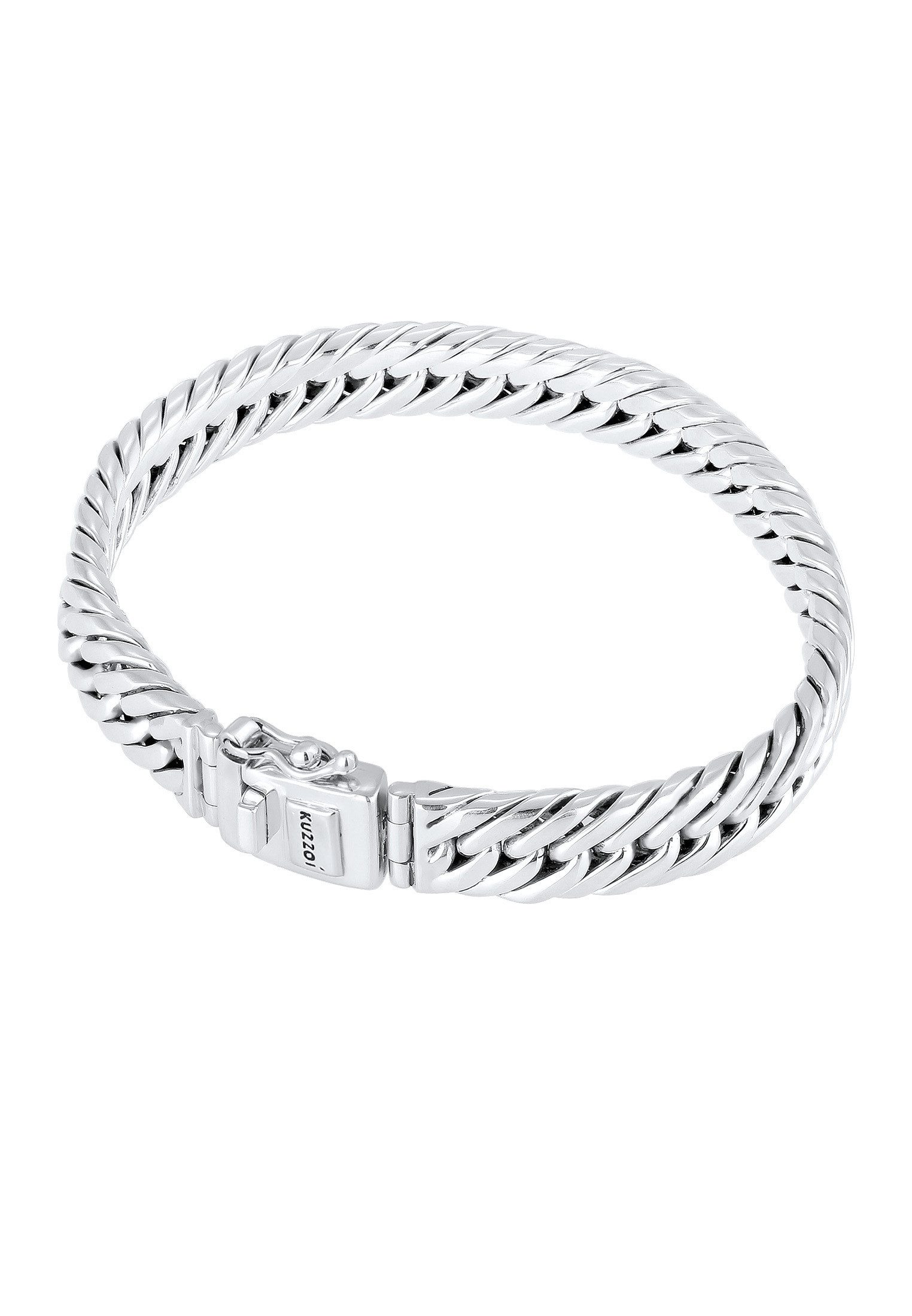 Kuzzoi Silberarmband Panzerarmband Kastenverschluss Unisex 925 günstig online kaufen
