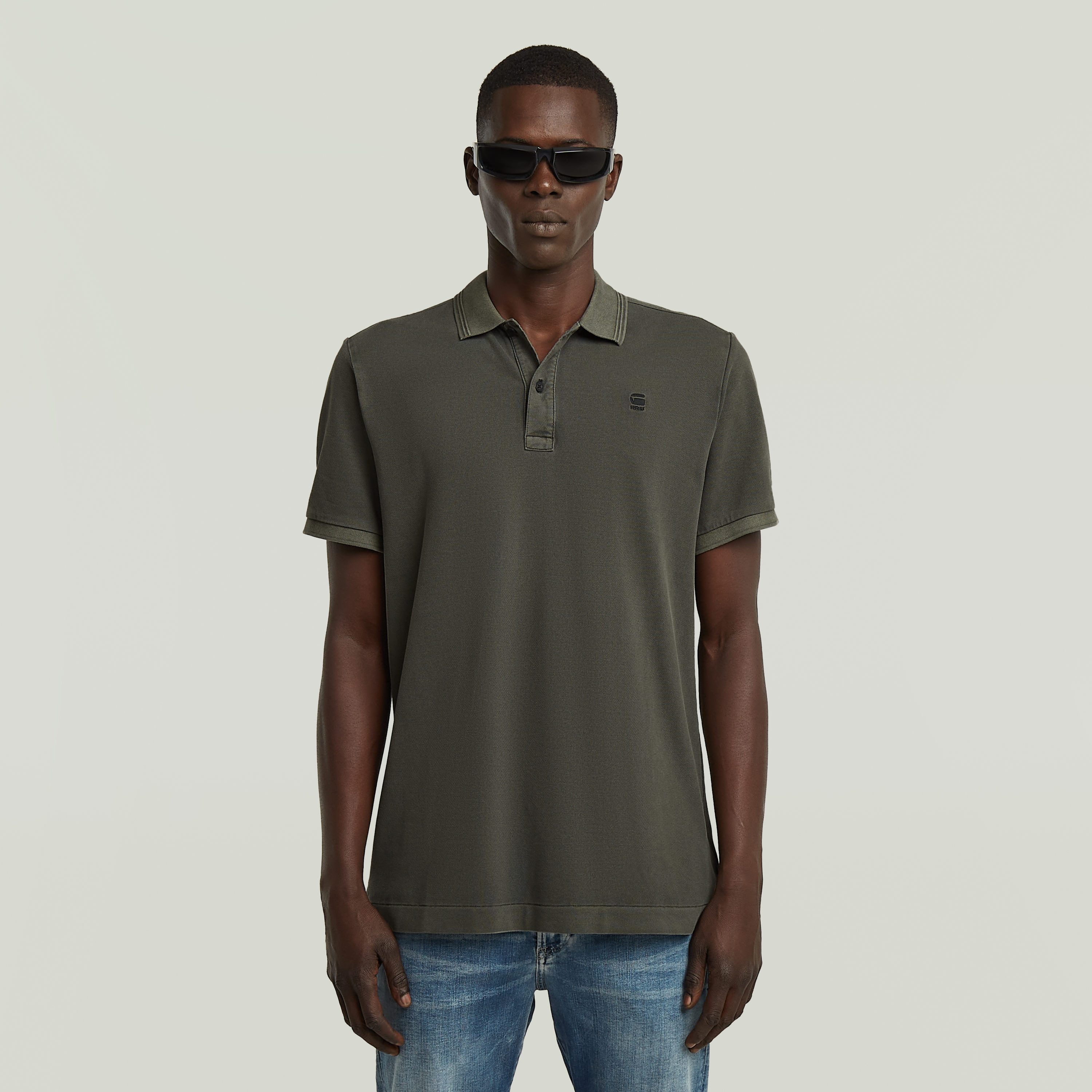 G-STAR Poloshirt Dunda Slim Fit Logostickerei auf der Brust günstig online kaufen