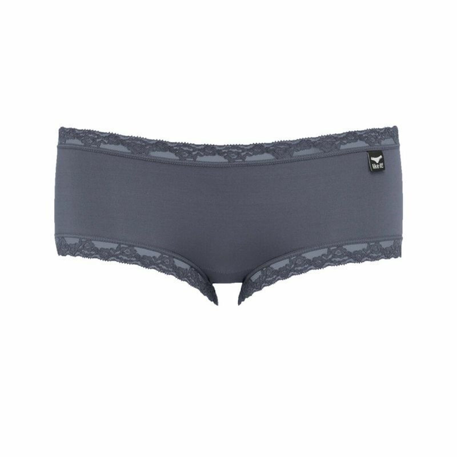 like it! Hipster Like it Everyday Hipster/Panty, Serie Olivia, 6006 mit Logofähnchen am Wäschebund