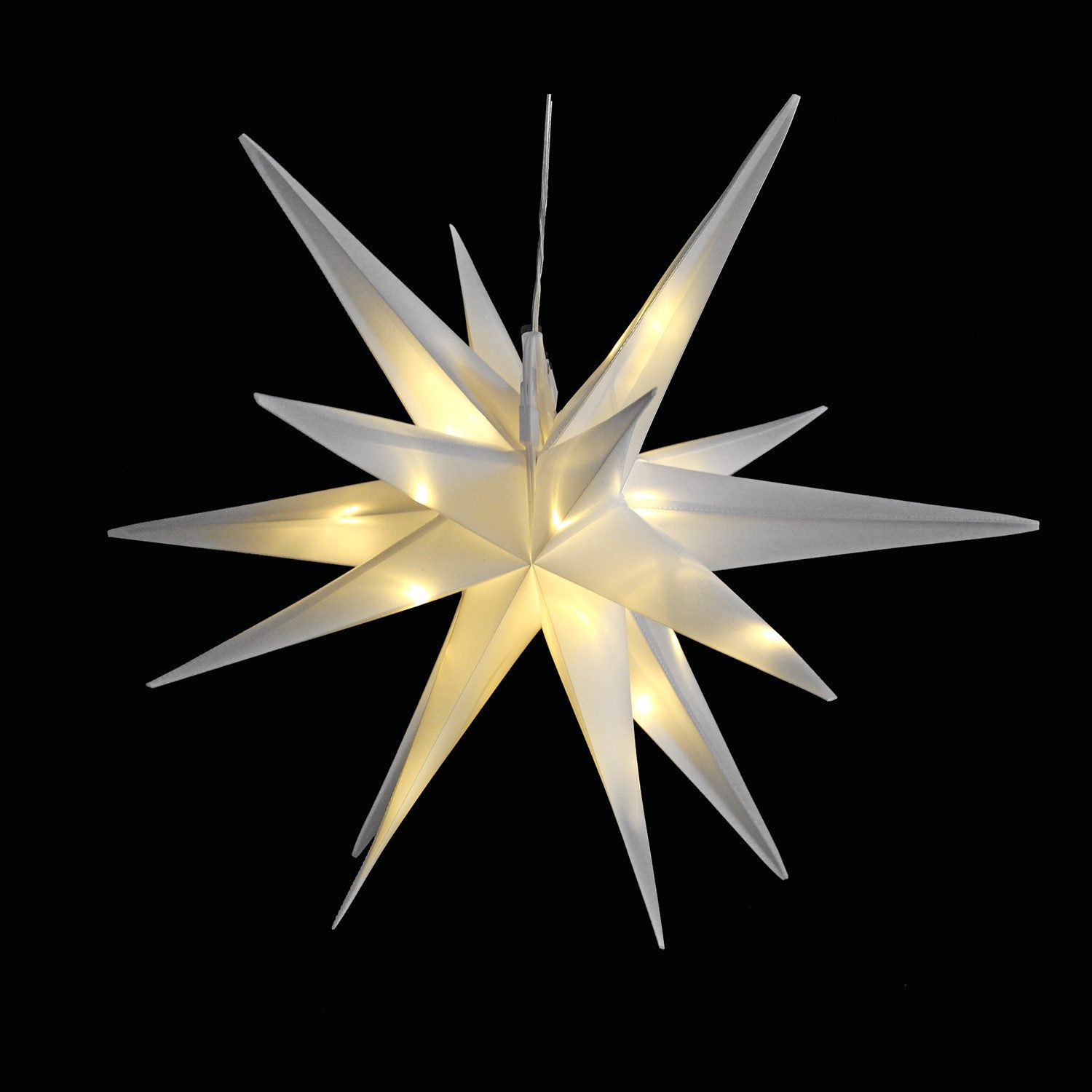 Mojawo Lichtervorhang 3D LED Stern zum Hängen Weihnachtsbeleuchtung DIA 57c günstig online kaufen