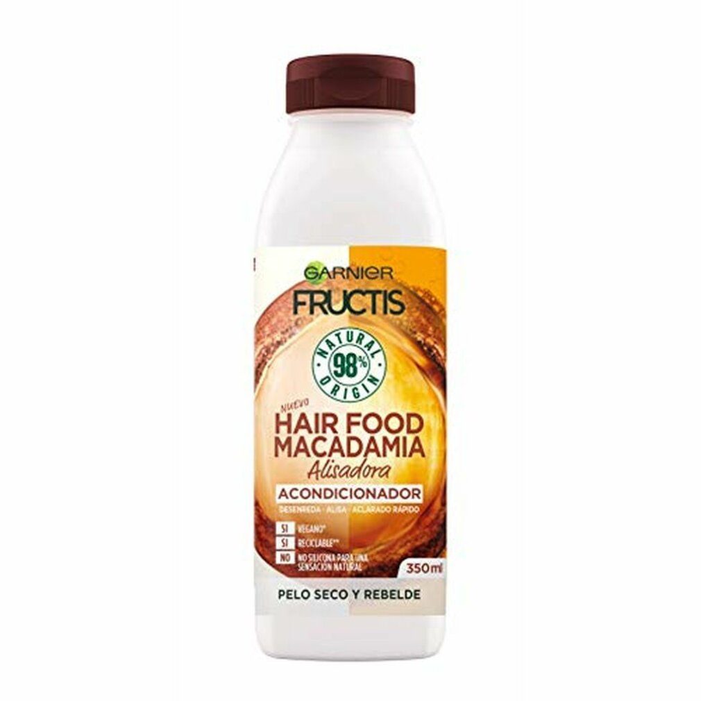 350 GARNIER FRUCTIS macadamia Haarspülung ml suavizante alisador HAIR FOOD