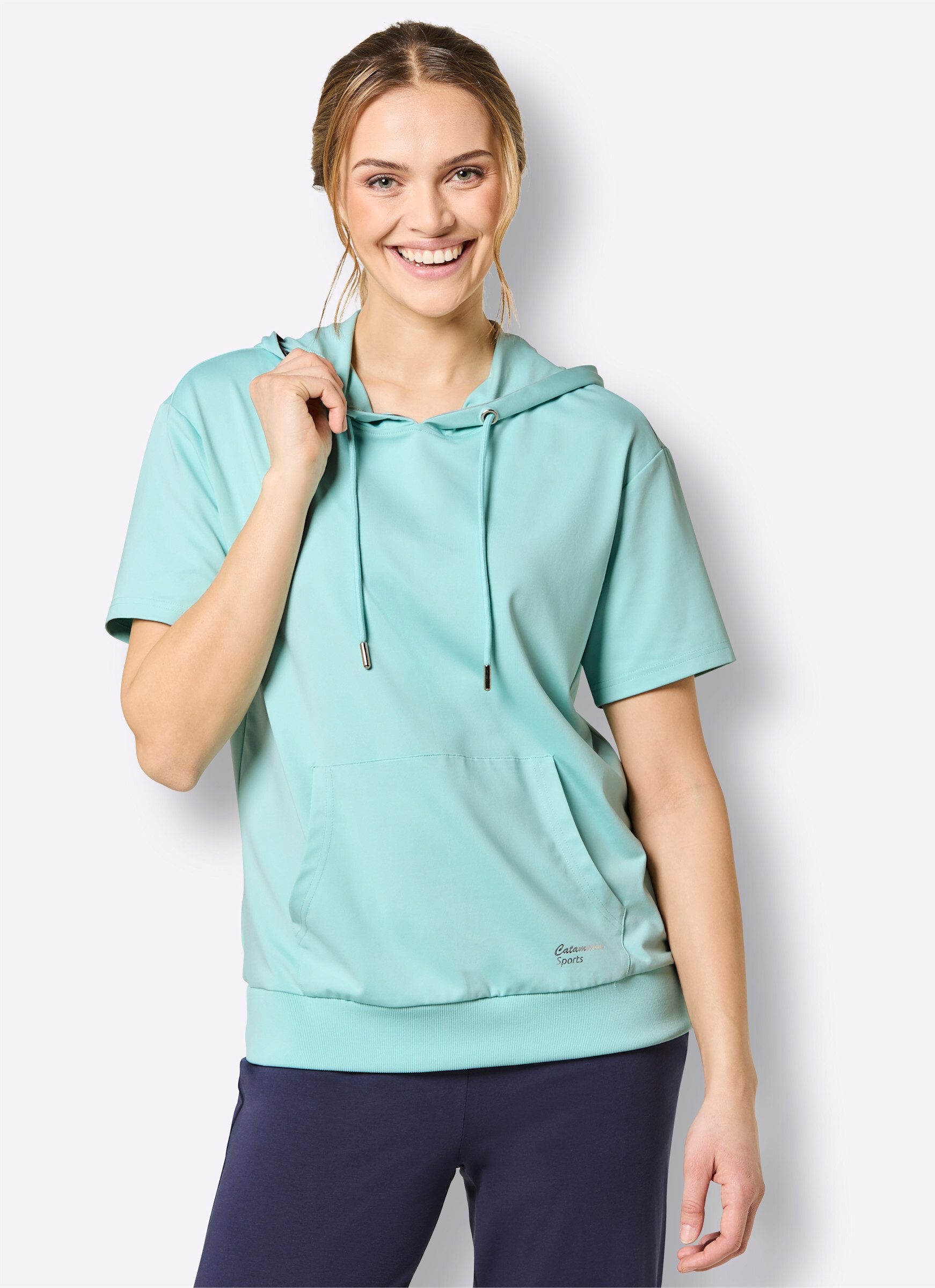 Witt Trainingsshirt Kapuzen-Shirt Kurzarm
