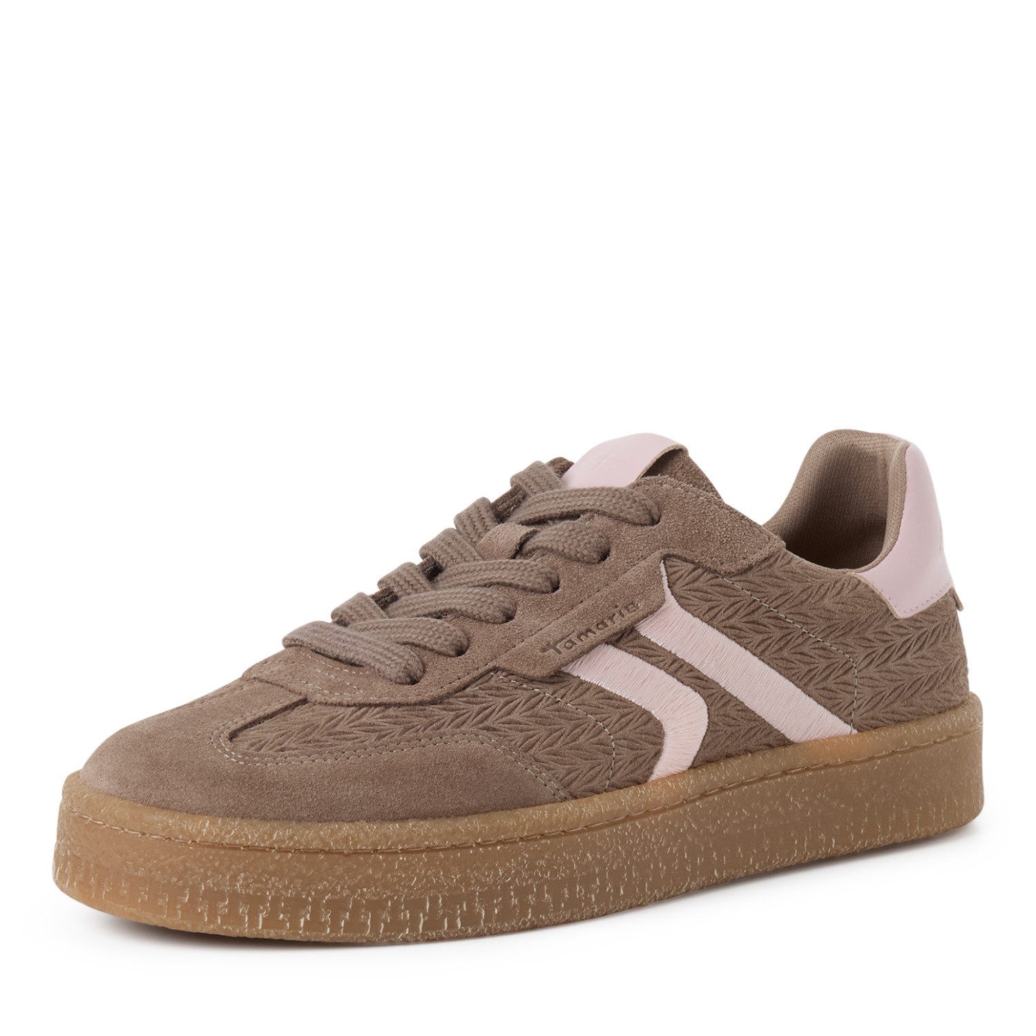 Tamaris Plateausneaker Freizeitschuh, Halbschuh, Schnürschuh im Retro-Look