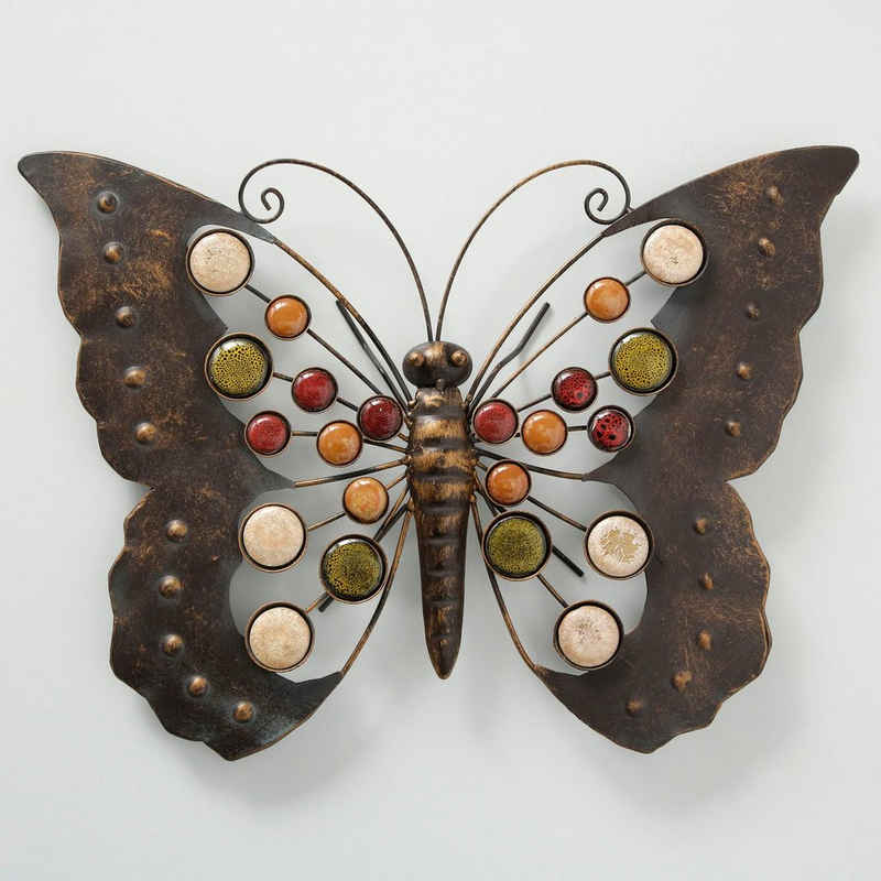 BOLTZE Wanddekoobjekt Schmetterling (1 St)
