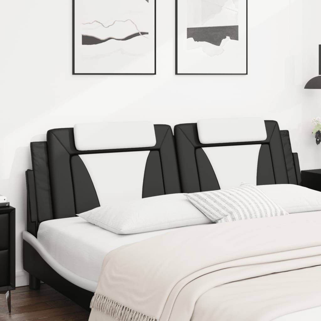 vidaXL Kopfteil Kopfteil-Kissen "Viana" Schwarz und günstig online kaufen