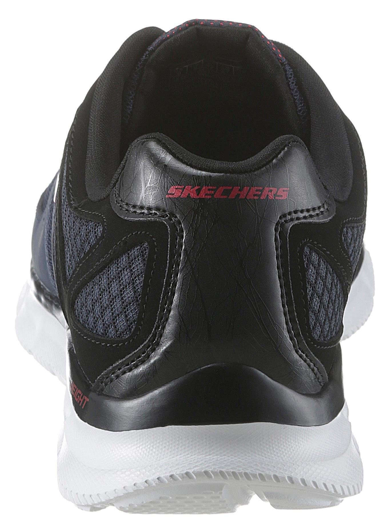 Sneaker Memory mit navy Skechers Foam-Ausstattung komfortabler Verse