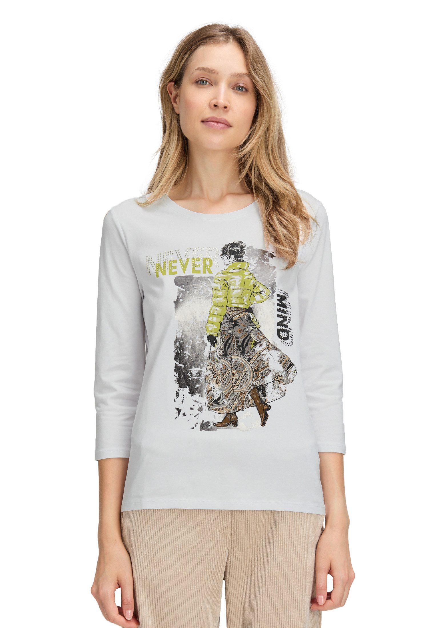 Betty Barclay 3/4-Arm-Shirt Damen mit Rundhalsausschnitt (1-tlg) günstig online kaufen