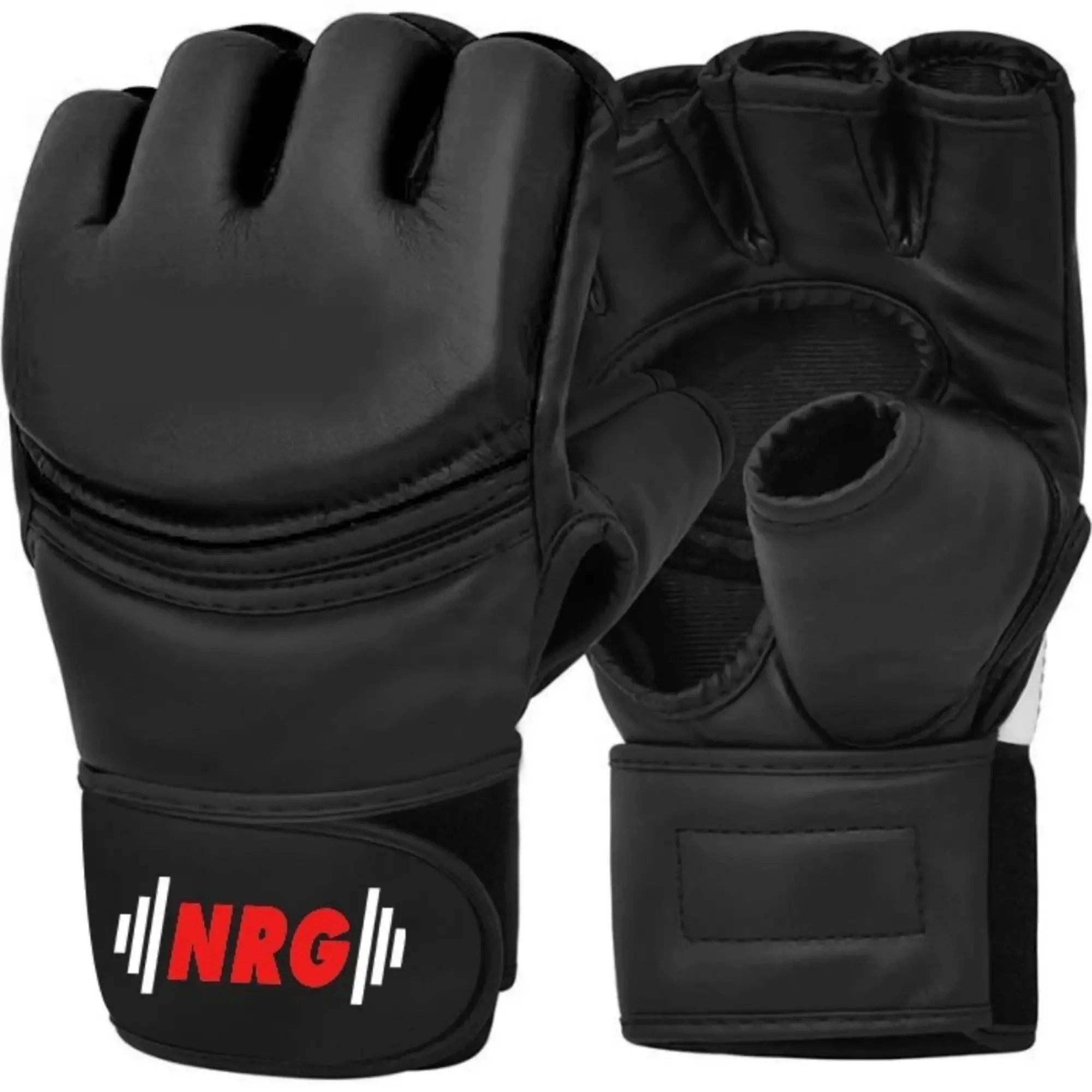 NRG MMA-Handschuhe NRG Fitness MMA Handschuhe Maya-Leder Schwarz XL