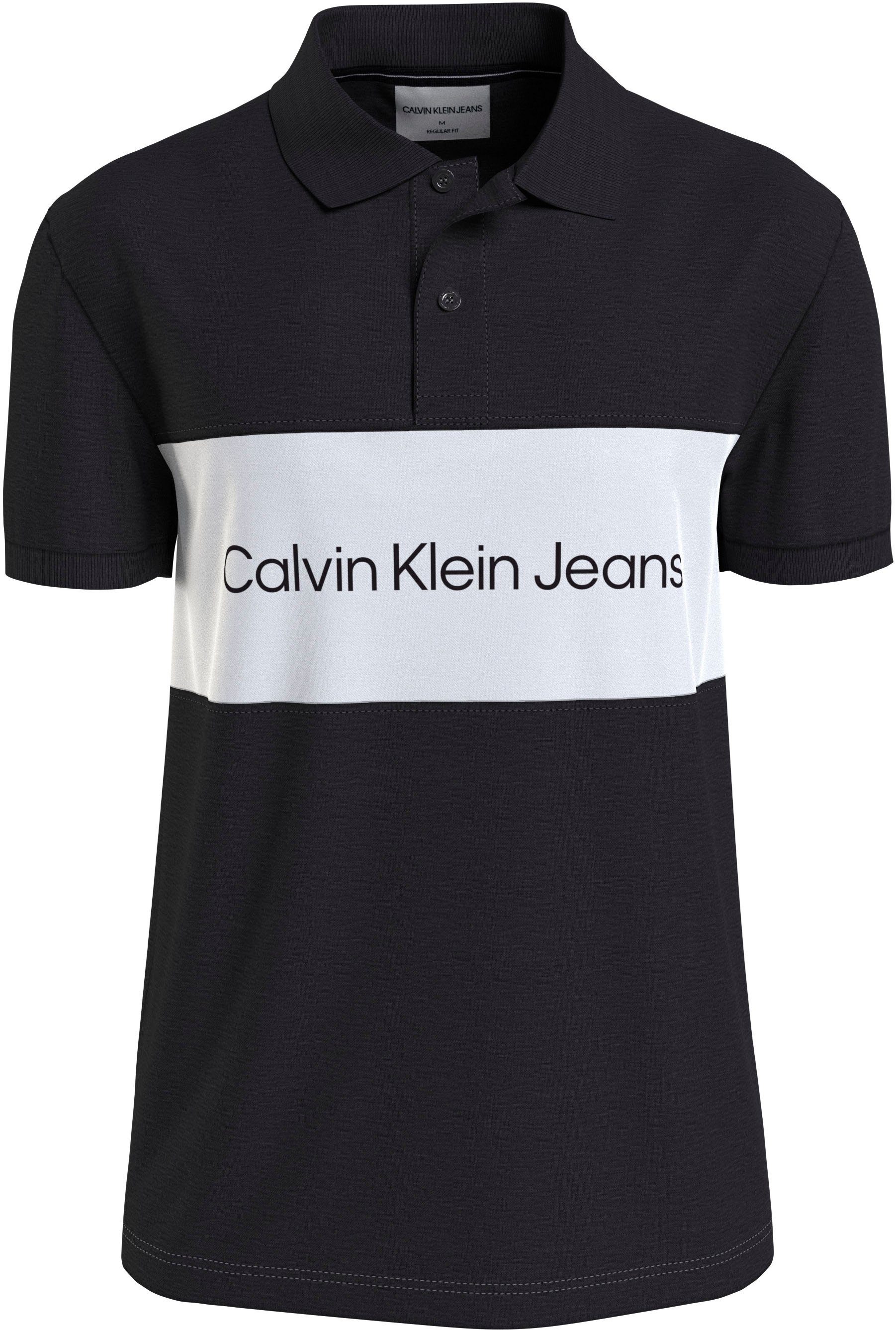 Calvin Klein Jeans Poloshirt BLOCKING POLO Bright White | Poloshirts