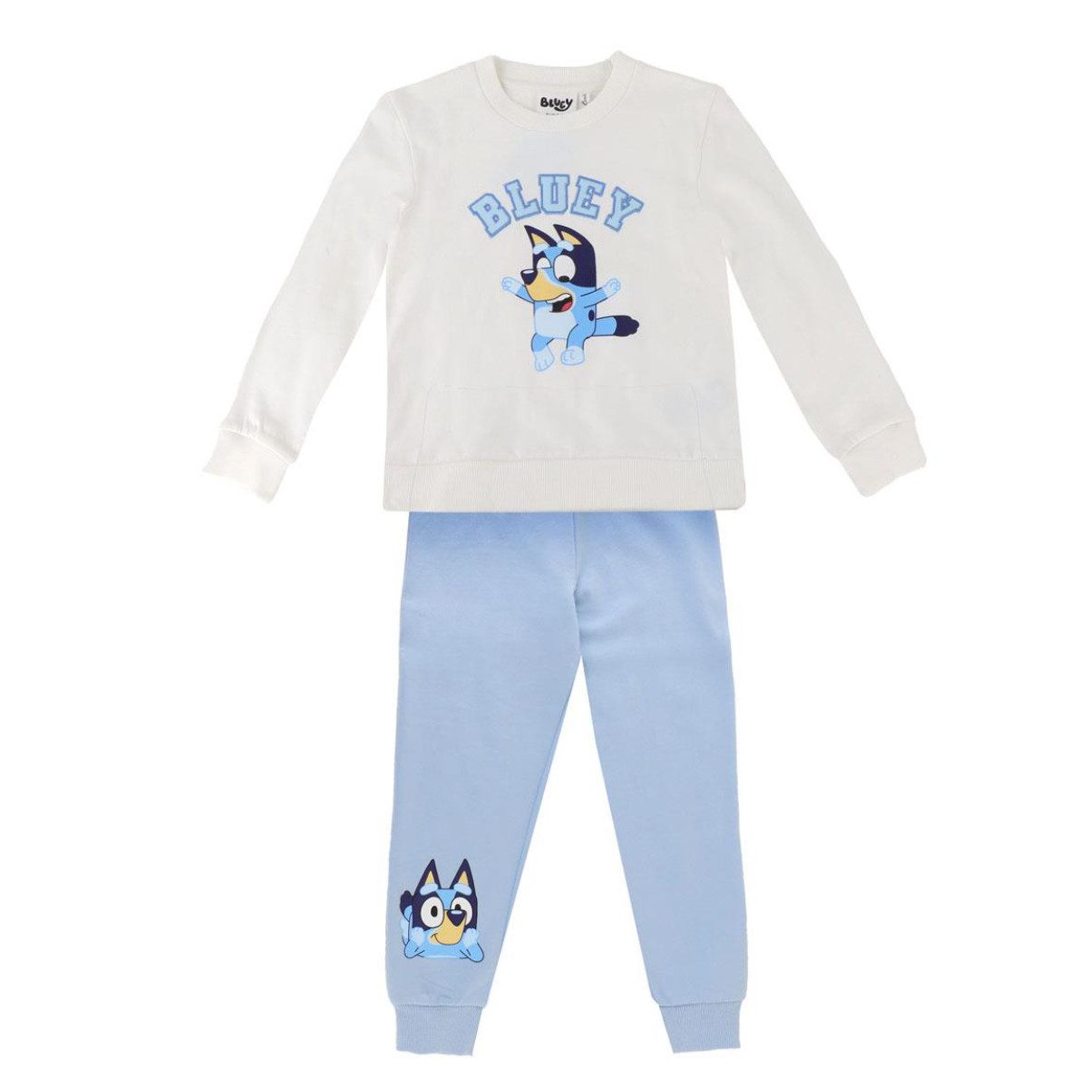 Sportanzug Bluey Sportanzug Kinder Set Sweatshirt und Hose 100 % Baumwolle