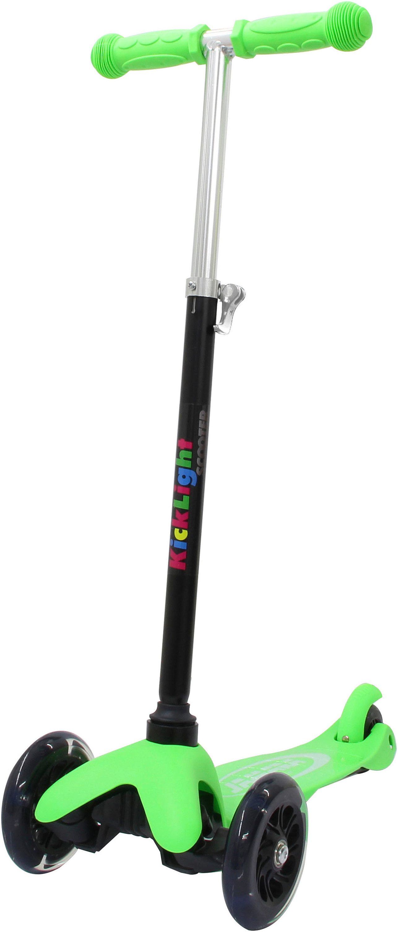 Jamara Dreiradscooter KickLight, mit LED-Rädern