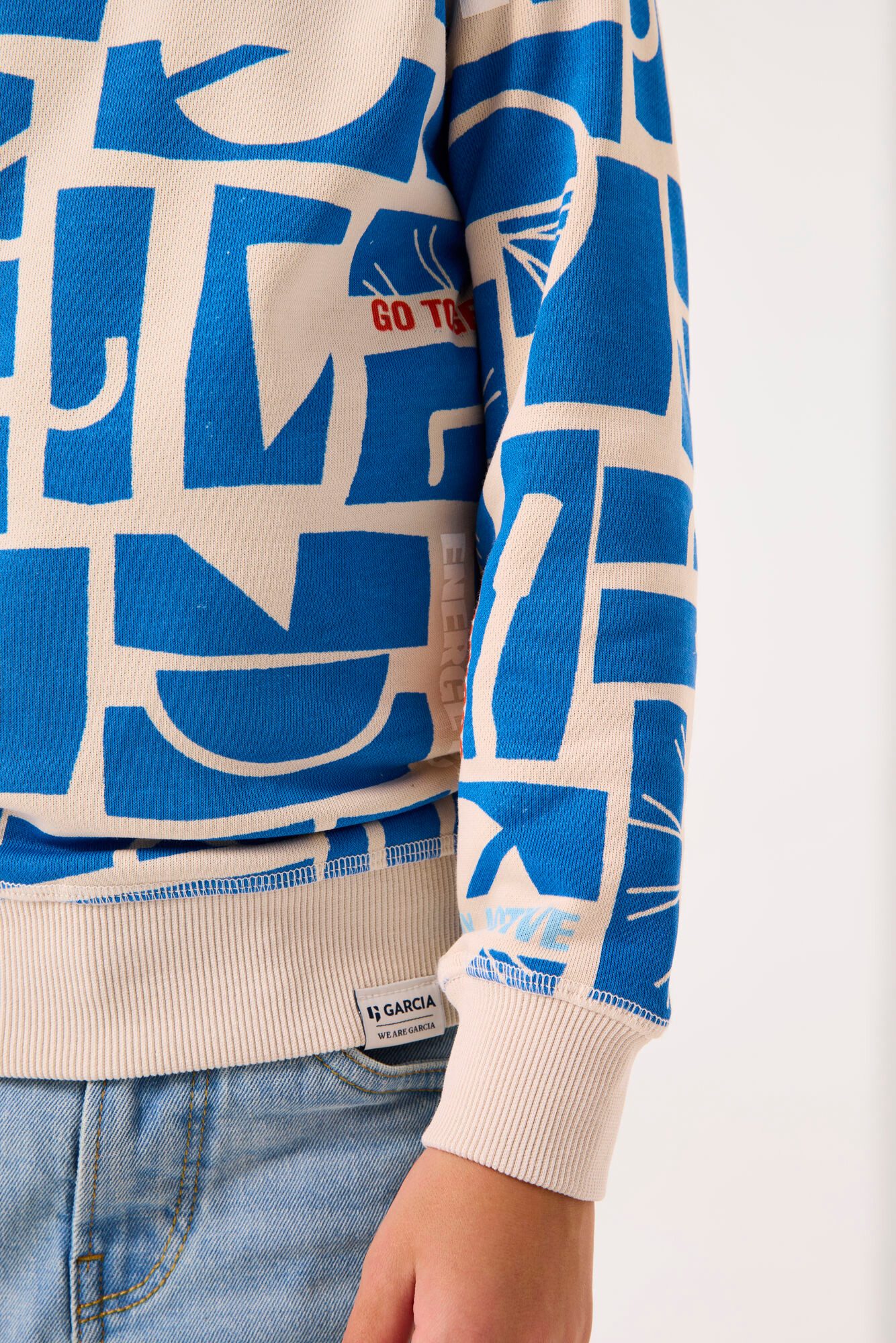 Garcia Sweatshirt grafisches Muster