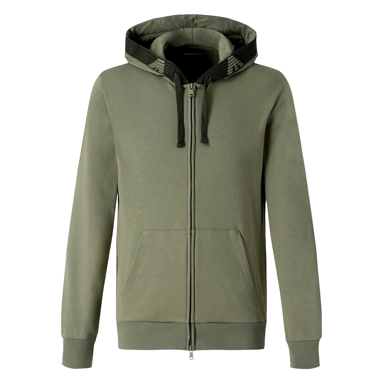 Emporio Armani Sweatjacke Felpa Loungewear mit Markendetails