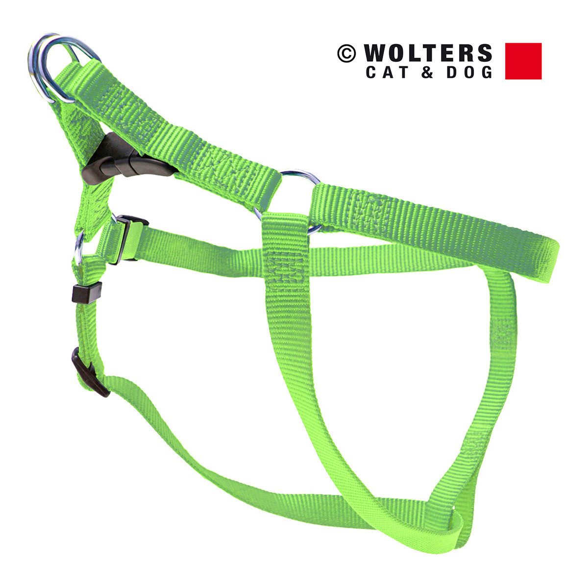 Wolters Hunde-Geschirr Geschirr Basic One Touch lime