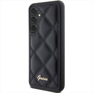 Guess Smartphone-Hülle Guess Samsung Galaxy S23 FE Schutzhülle Hardcase Quilted Metal Logo