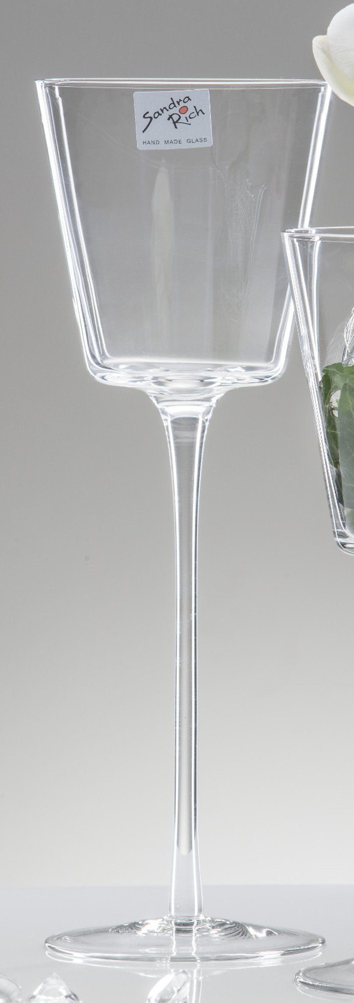 Sandra Rich Schale Glasschale Coni konisch mit Fuß von Sandra Rich, Glas