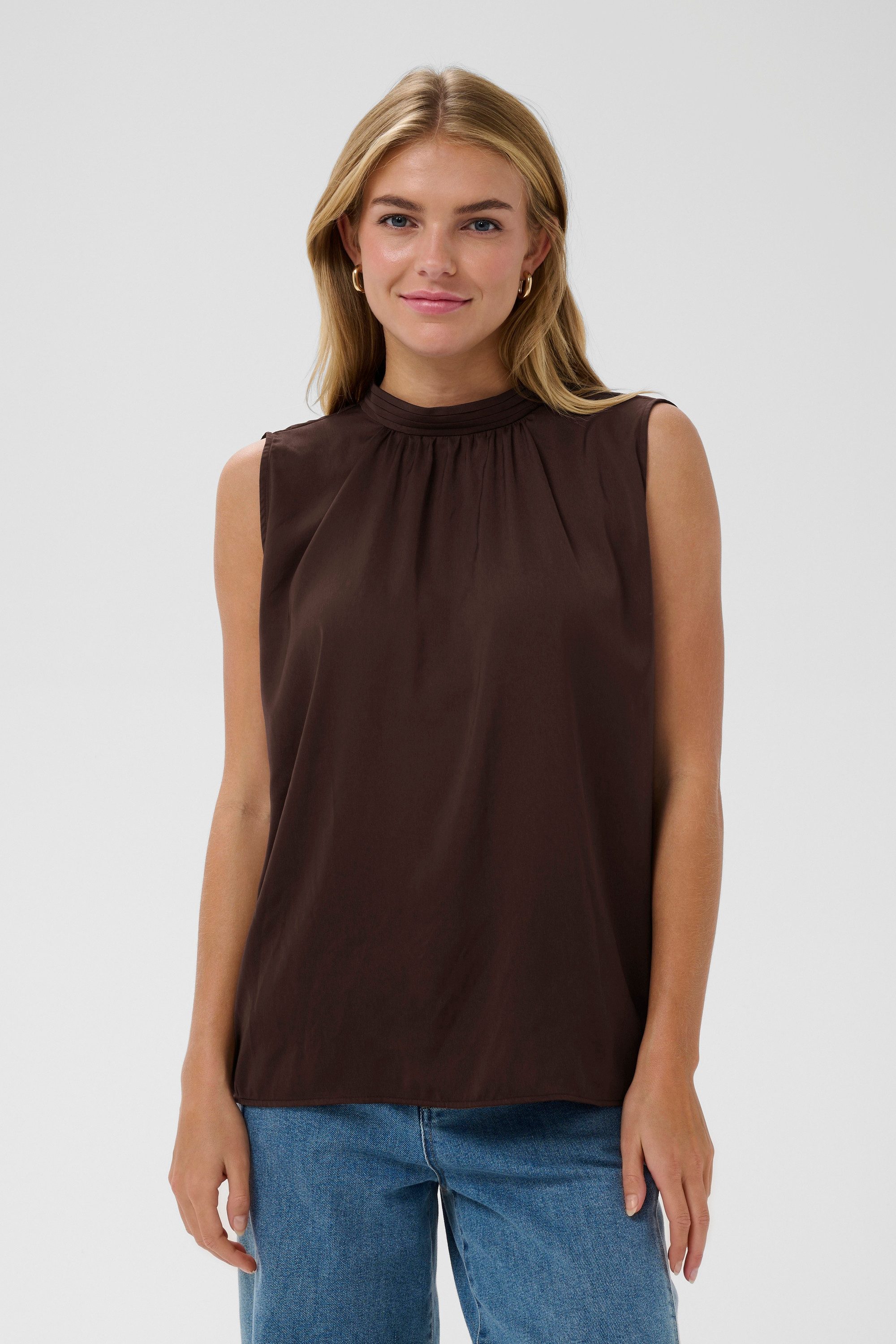 Saint Tropez Blusentop Ärmellose Bluse AileenSZ