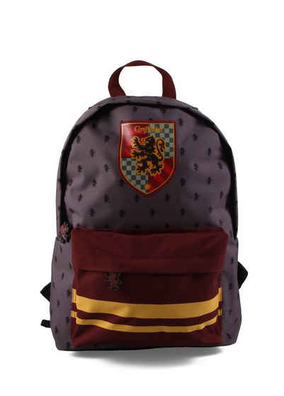 Harry Potter Rucksack Gryffondor 41 CM High-End Rucksack 1 Zip-Fach + 1 Zip-Tasche Backpack