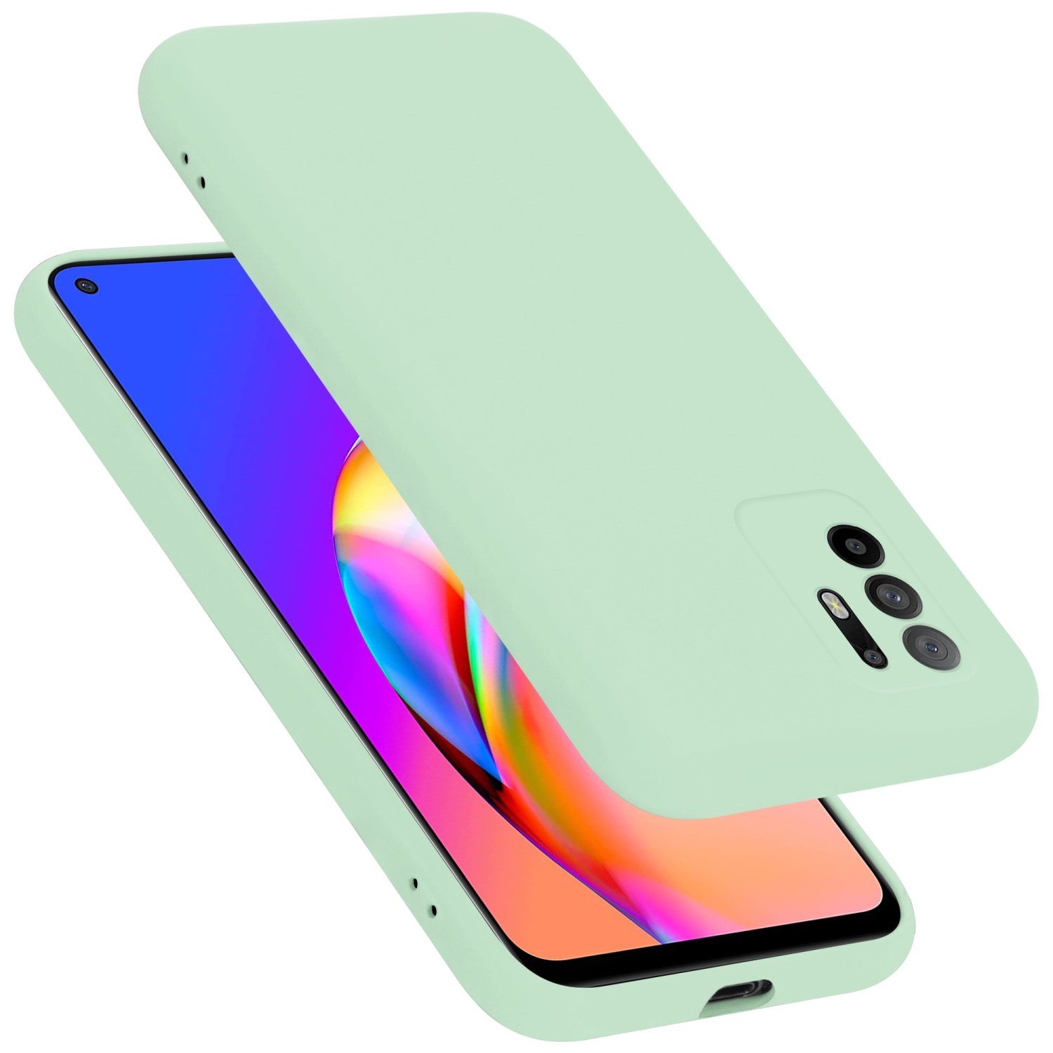 Cadorabo Handyhülle für Oppo A94 5G Hülle Oppo A94 5G, Flexible Hülle TPU Silikon Schutzhülle Back Cover Case