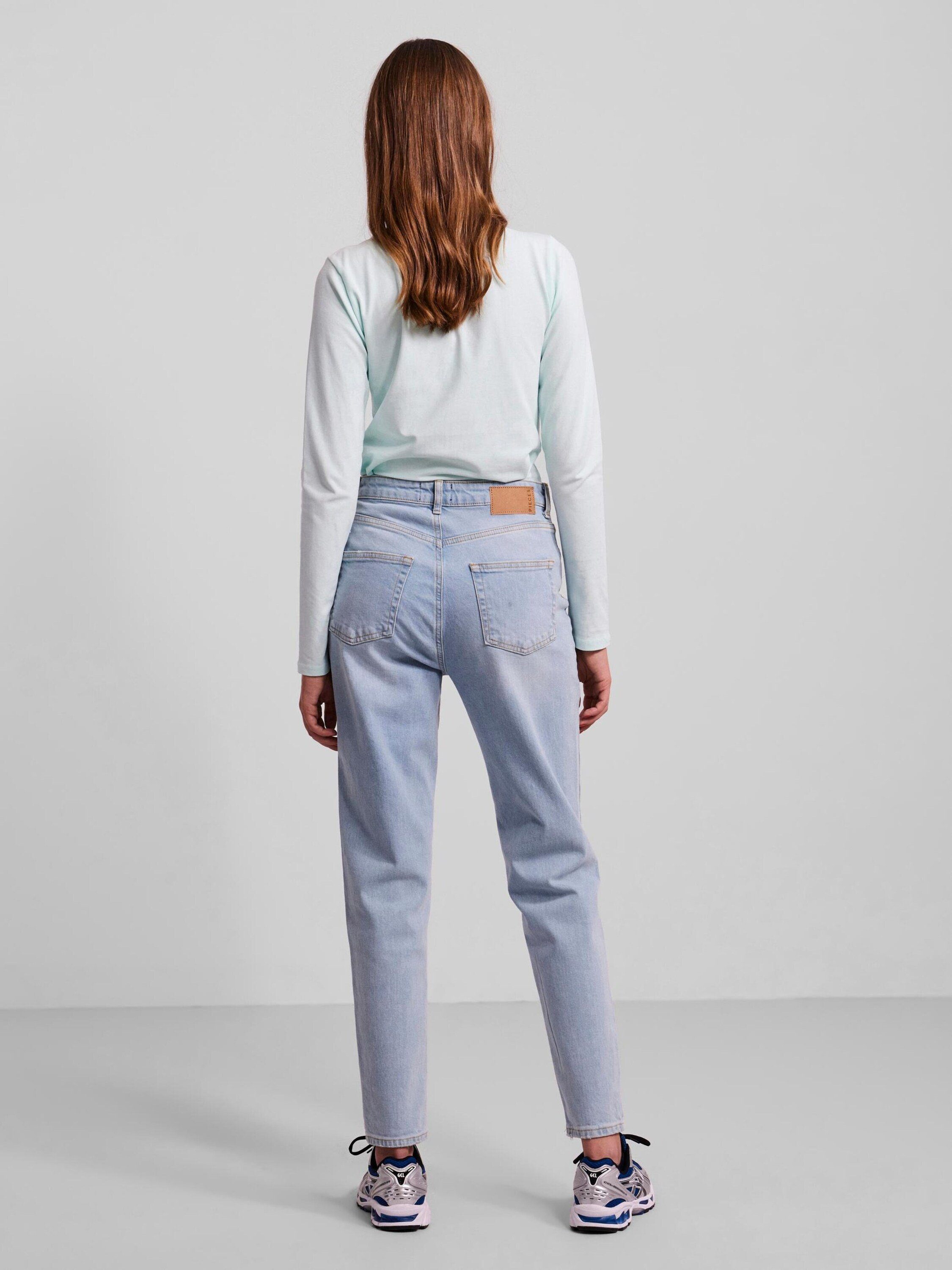 pieces Regular-fit-Jeans (1-tlg) Plain/ohne Details