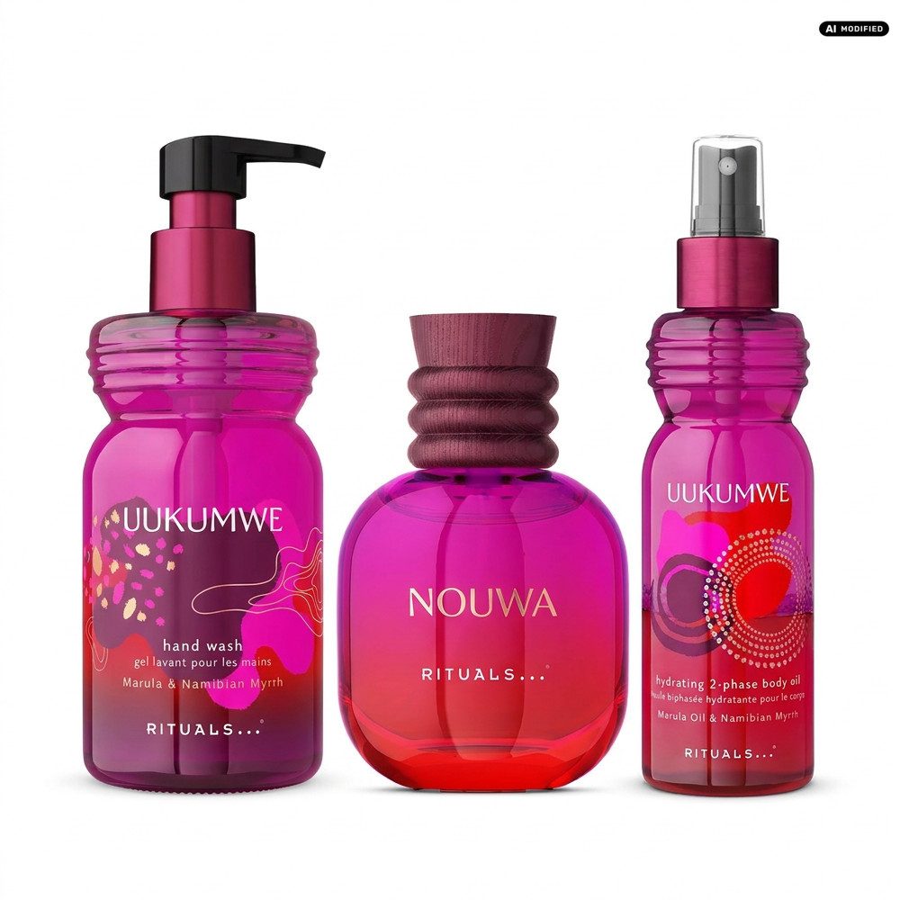 Rituals Flüssigseife Rituals Uukumwe Hand Wash Parfum Body Oil Pflege Set, Handseife, Parfum und Körperöl im abgestimmten Uukumwe-Duft