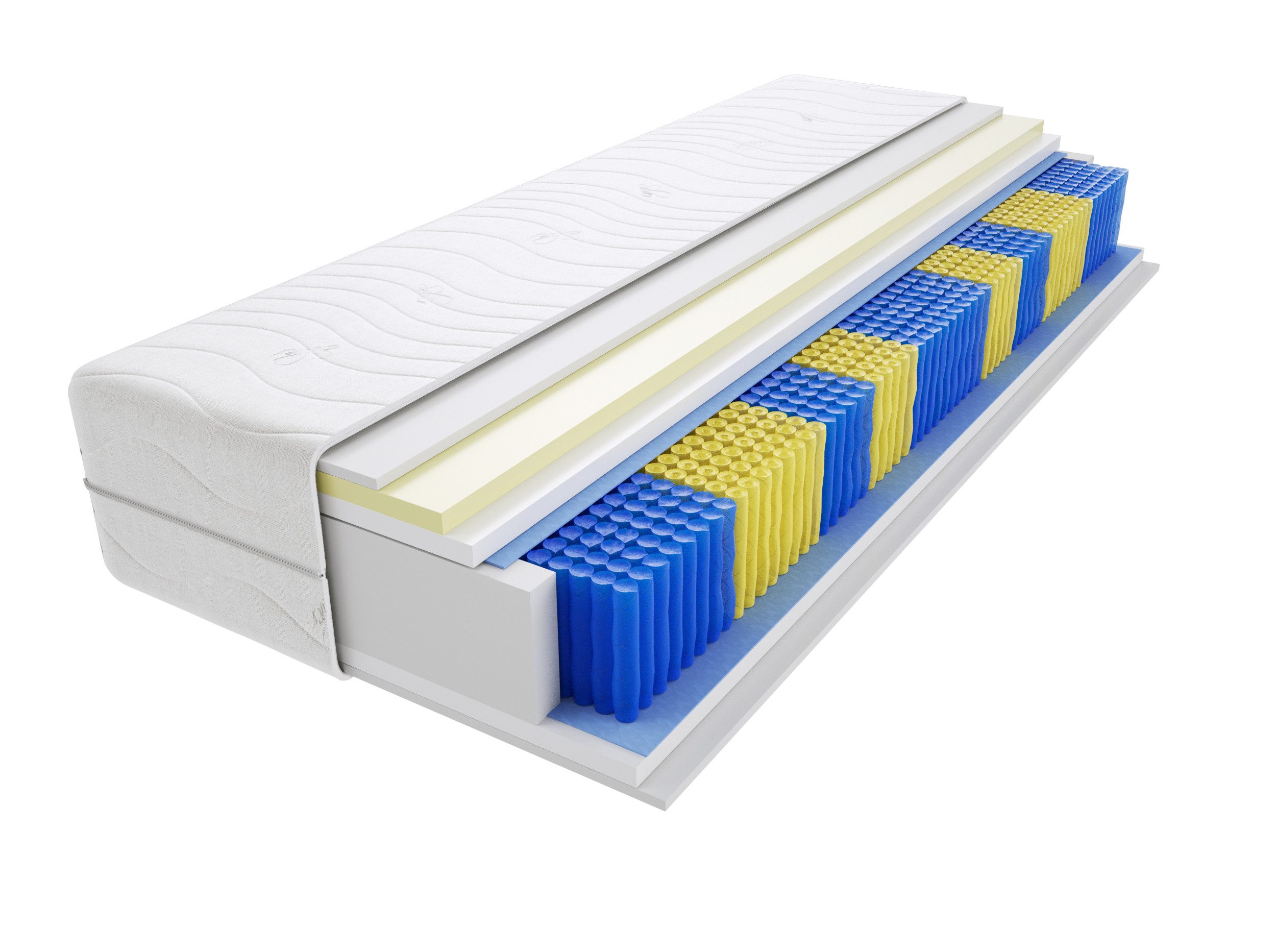 Taschenfederkernmatratze Matratzen, Taschenmatratzen Dijon Multitaschen 90x205 cm-viele Größen, Godre, 19 cm hoch