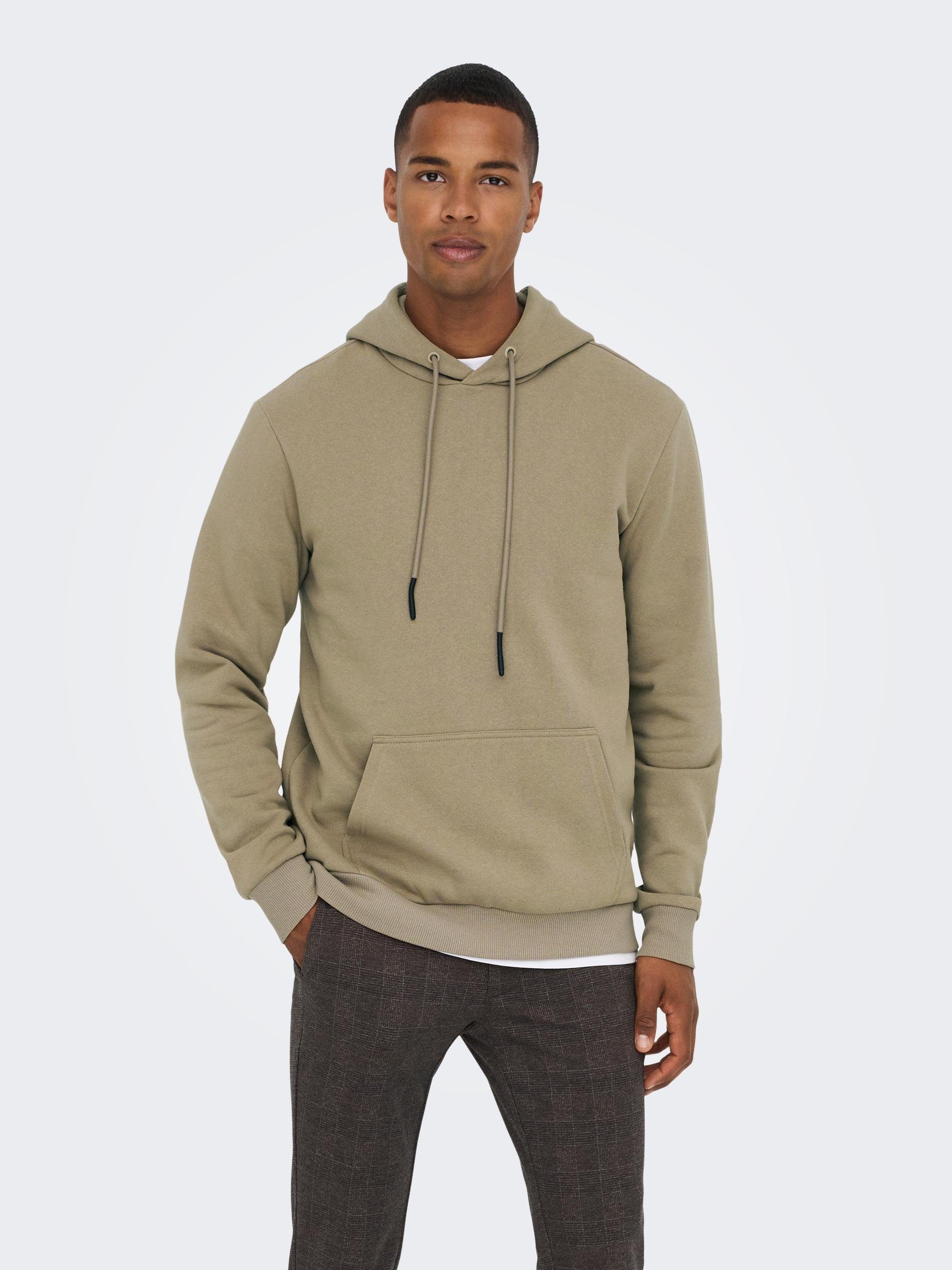 ONLY & SONS Kapuzensweatshirt ONSSIMON REG HOODIE SWEAT OTL