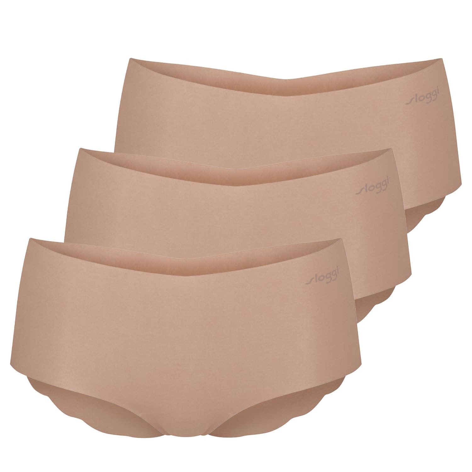 sloggi Panty zero Modal saumlose Abschlüsse, typische sloggi Wellenkante, im 3er Pack