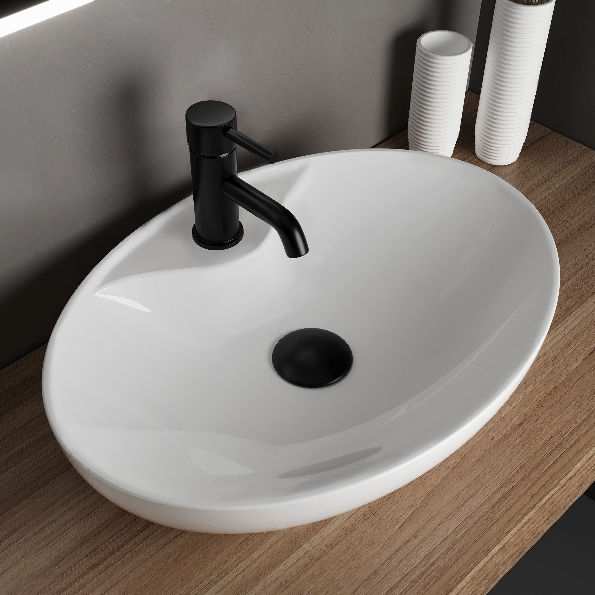 Alpenberger Aufsatzwaschbecken Bad Waschbecken Gäste WC günstig online kaufen